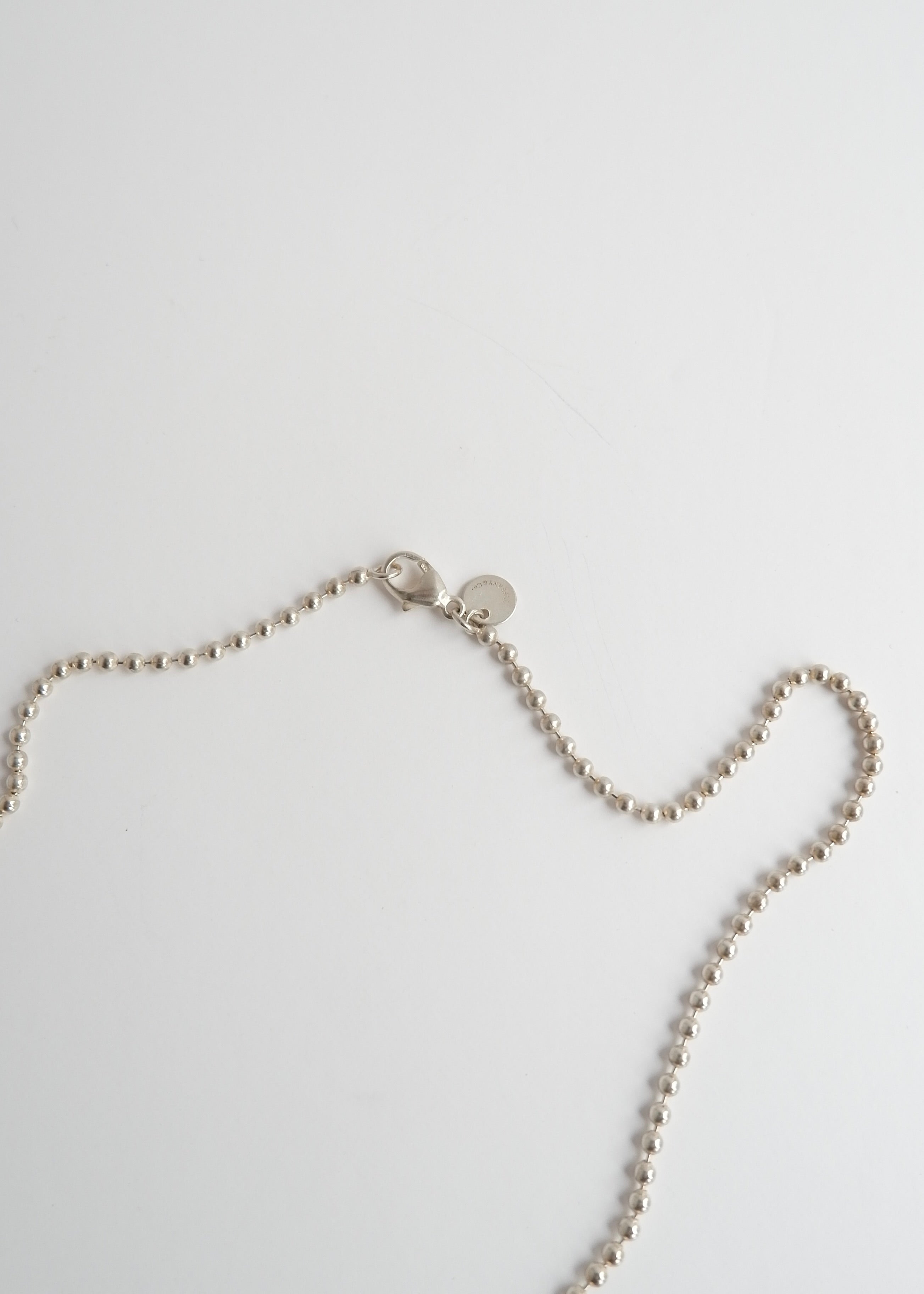 Authentic Preowned Tiffany & Co Silver Return to Tiffany Heart Pendant Necklace