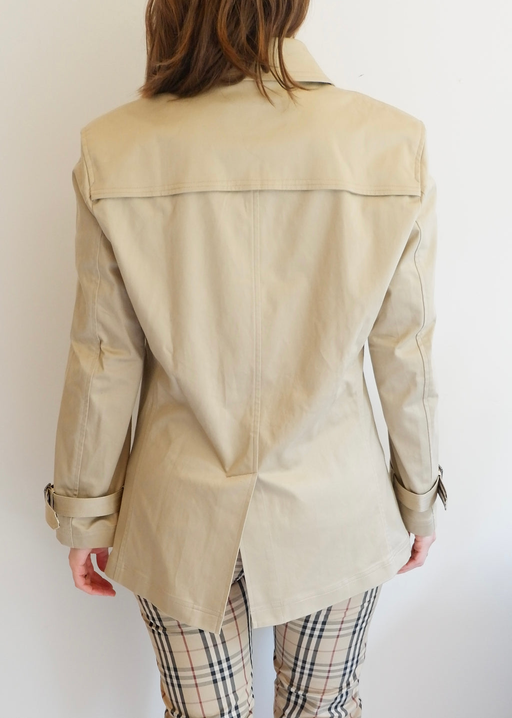Authentic Preowned Burberry Beige Short Trench Coat - M