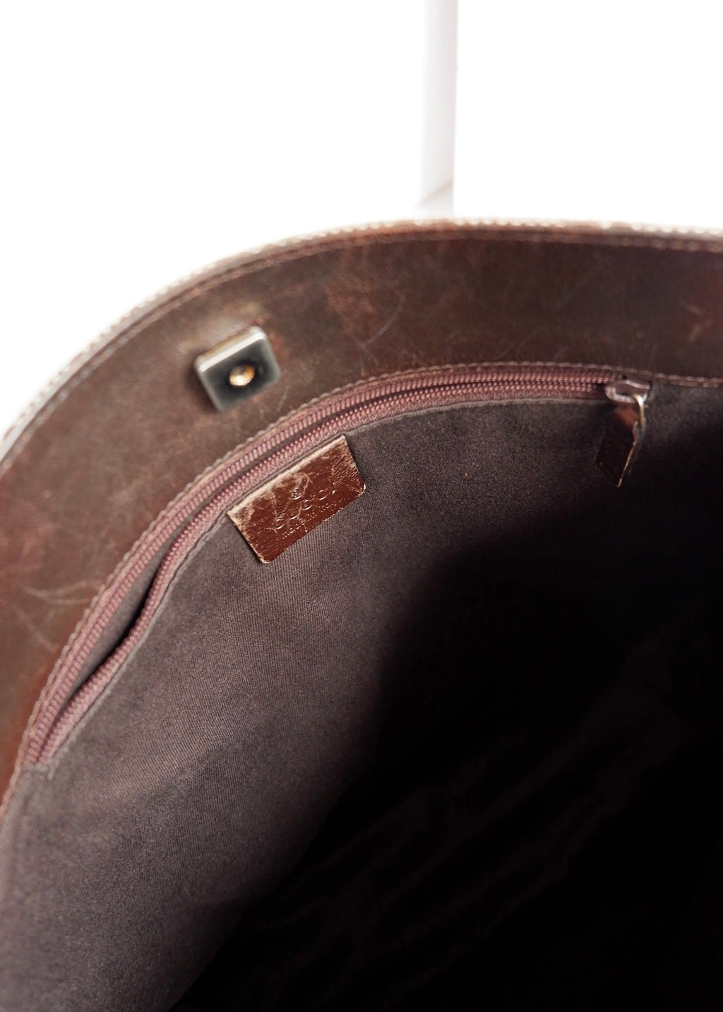 Authentic Preowned Gucci Brown GG Canvas Crossbody Bag