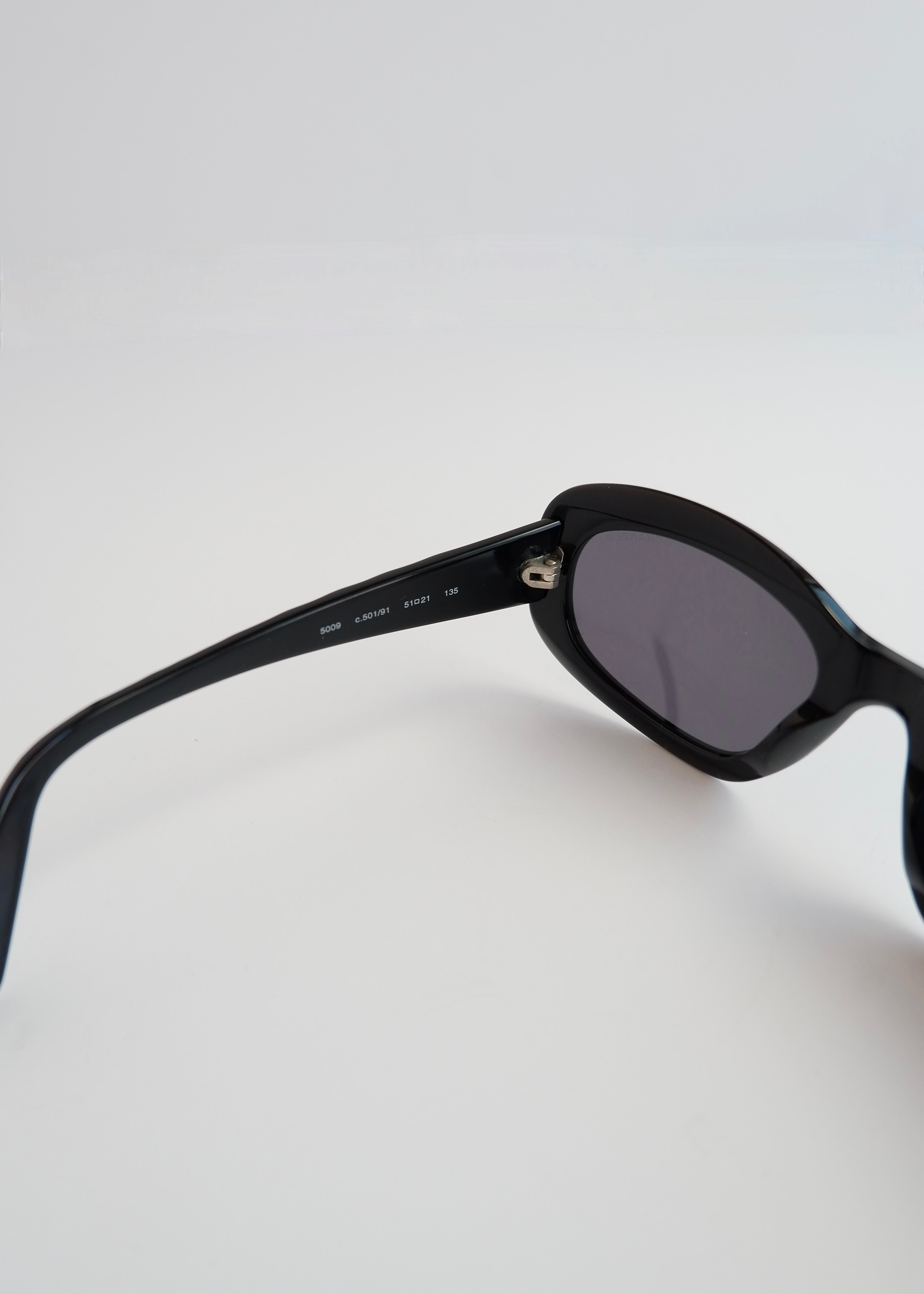Authentic Preowned Chanel Black CC Logo Sunglasses