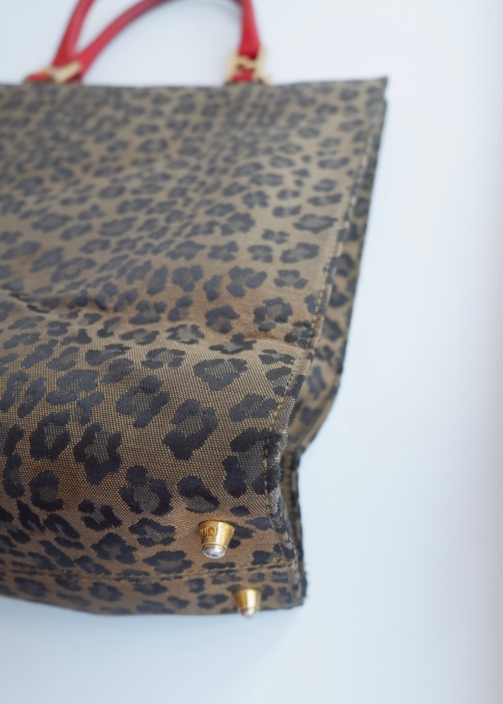 Authentic Preowned Vintage Fendi Animal Print Tote