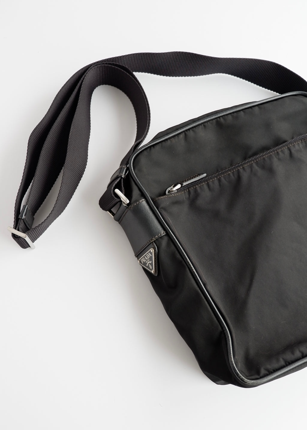 Authentic Preowned Prada Black Nylon Crossbody Bag