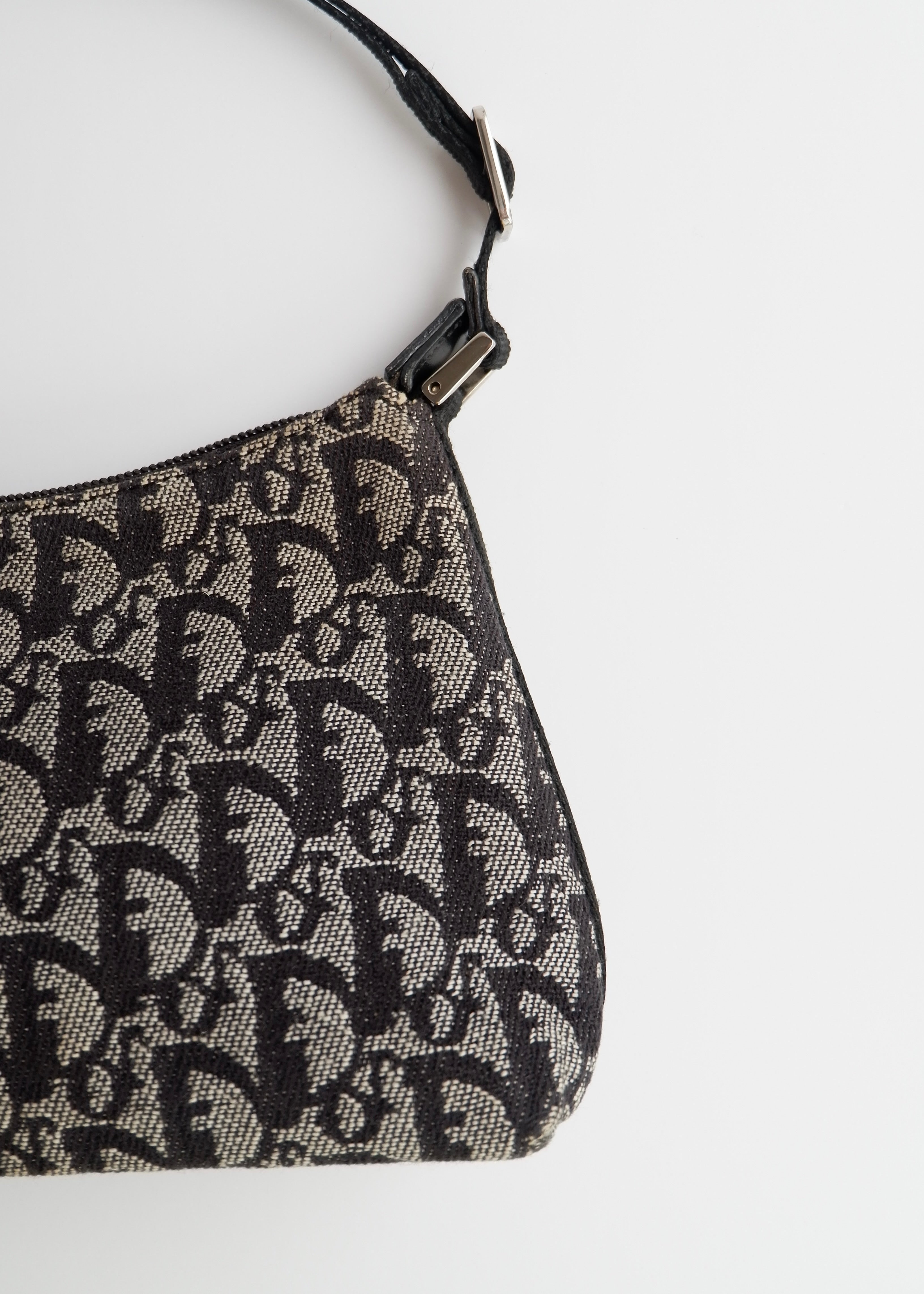 Authentic Preowned Dior Black Trotter Shoulder Bag