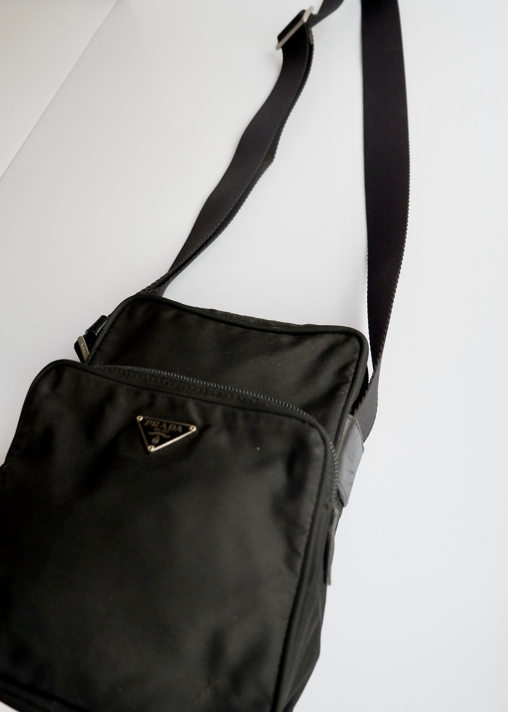 Authentic Preowned Prada Black Nylon Crossbody Bag
