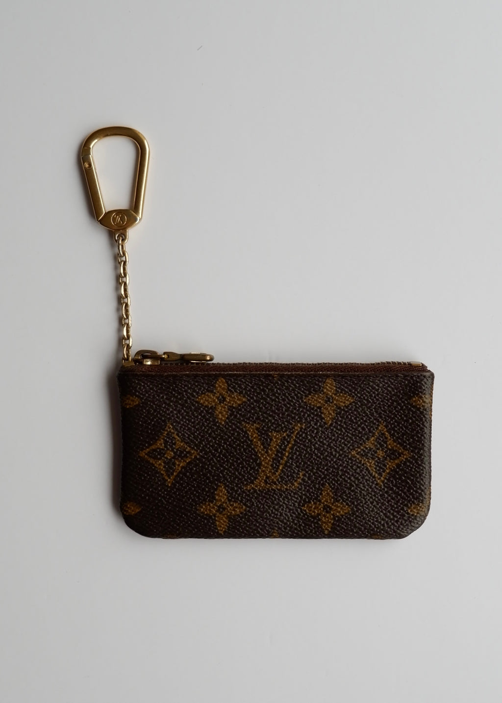 Authentique pochette à clés monogramme Louis Vuitton d'occasion