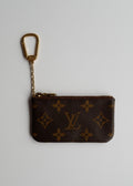Authentique pochette à clés monogramme Louis Vuitton d'occasion