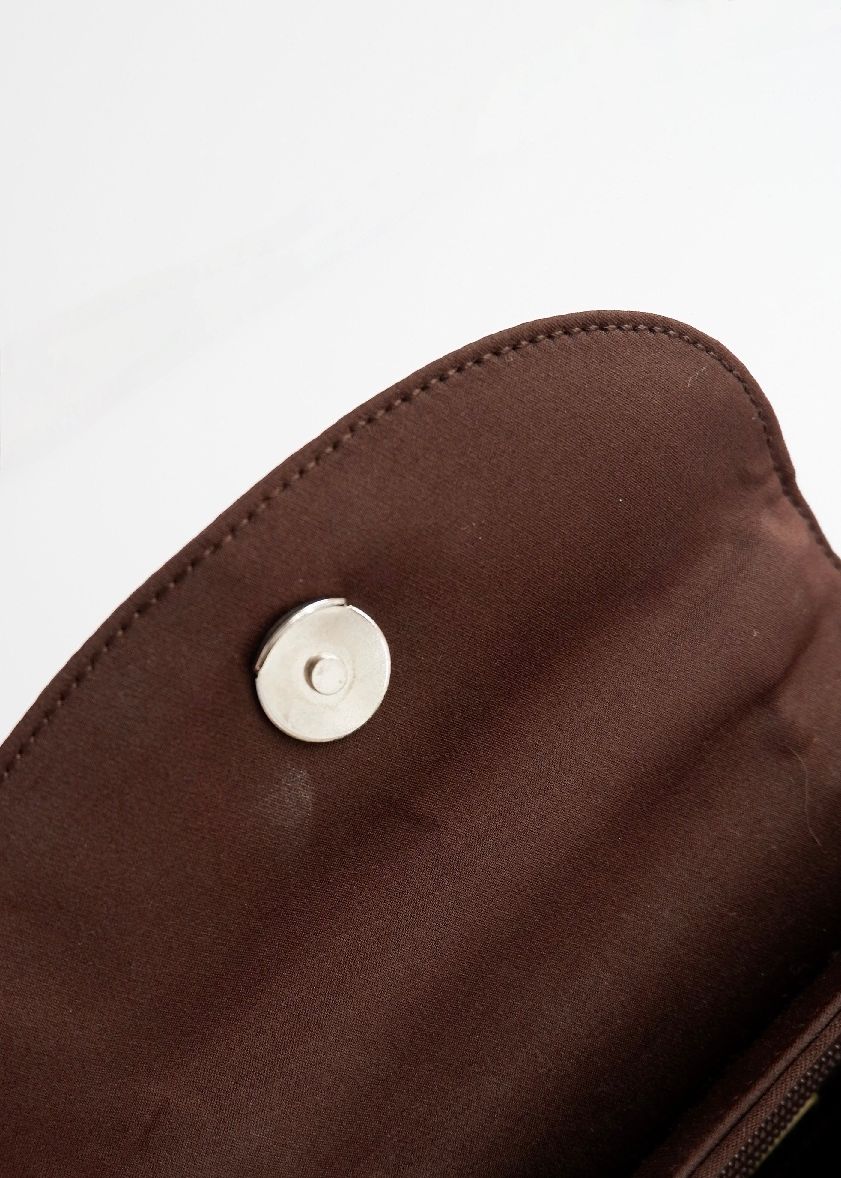 Authentic Preowned Prada Nylon Brown Nylon Top Handle Bag