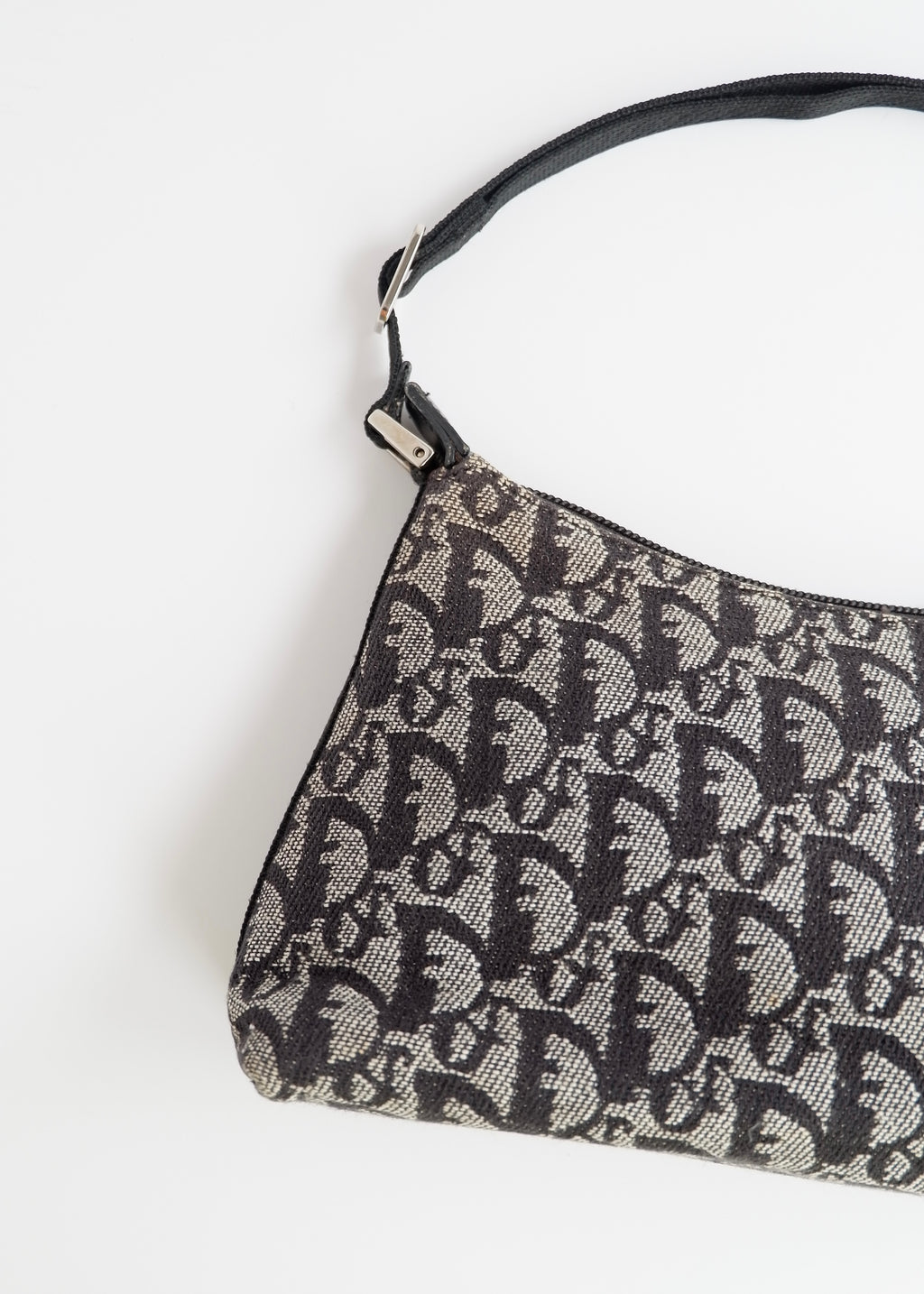 Authentic Preowned Dior Black Trotter Shoulder Bag