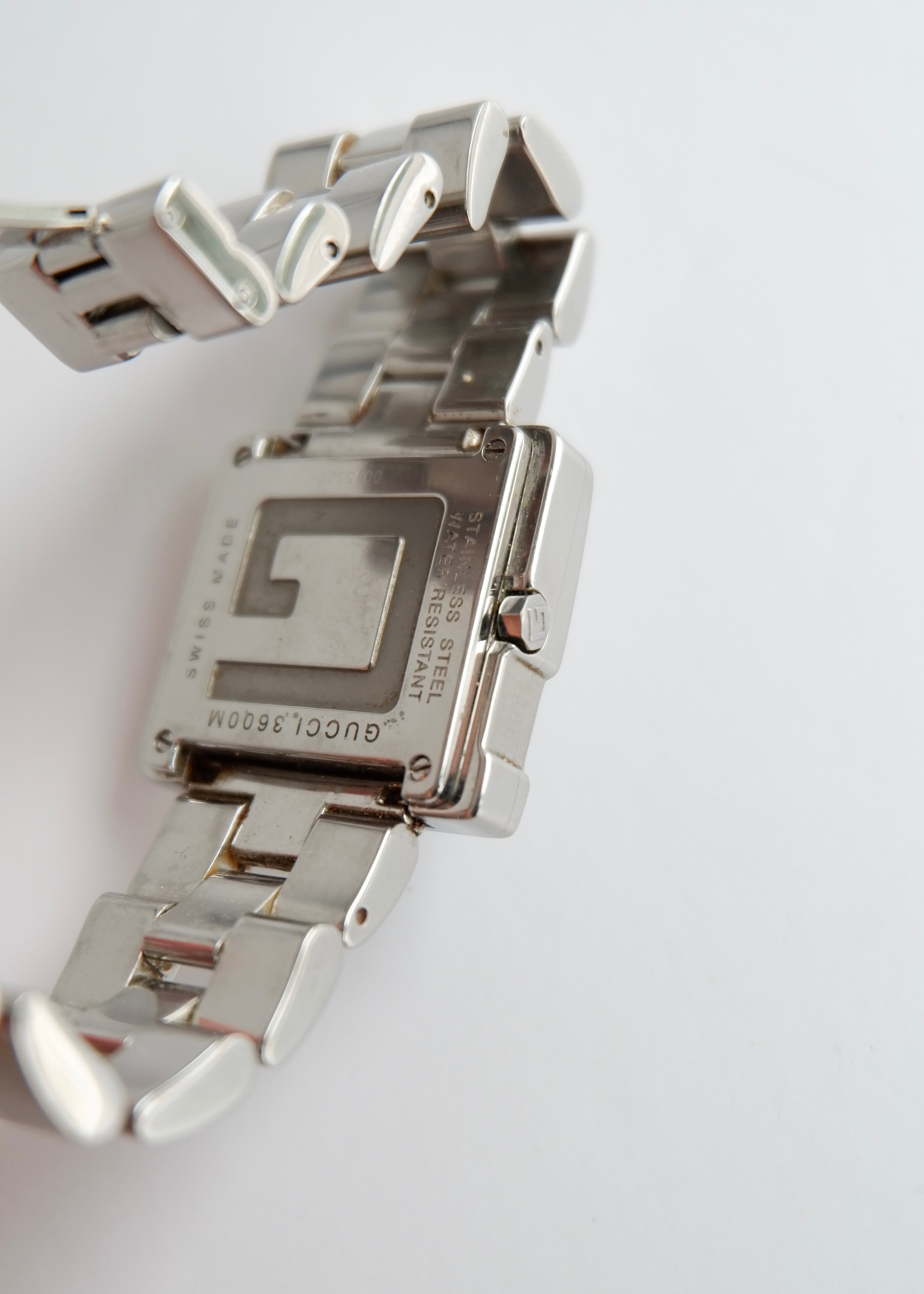 Authentic Preowned Gucci Silver Stainless Steel G Face Watch
