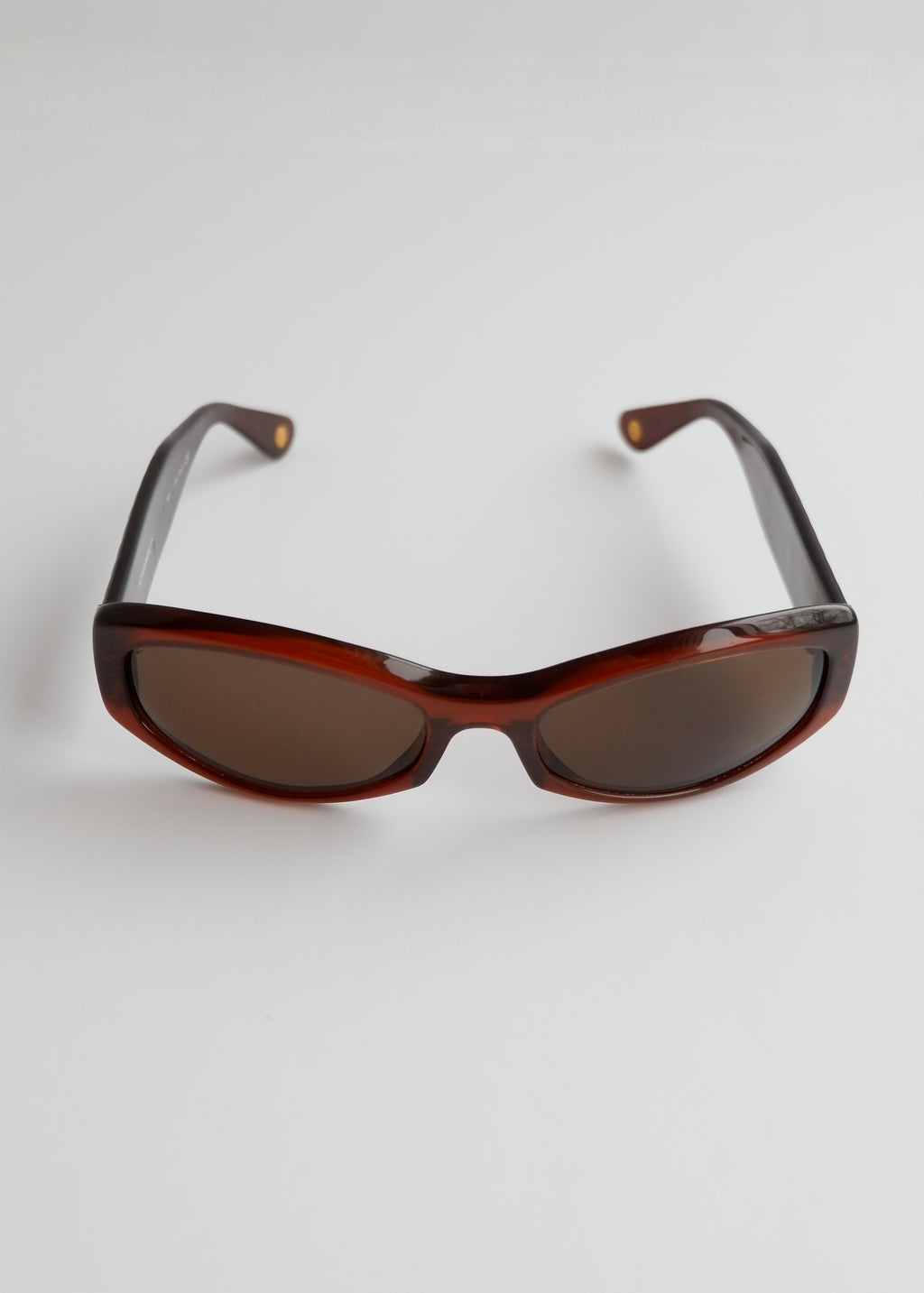 Authentic Preowned Vintage Chanel Brown Square Frame Sunglasses