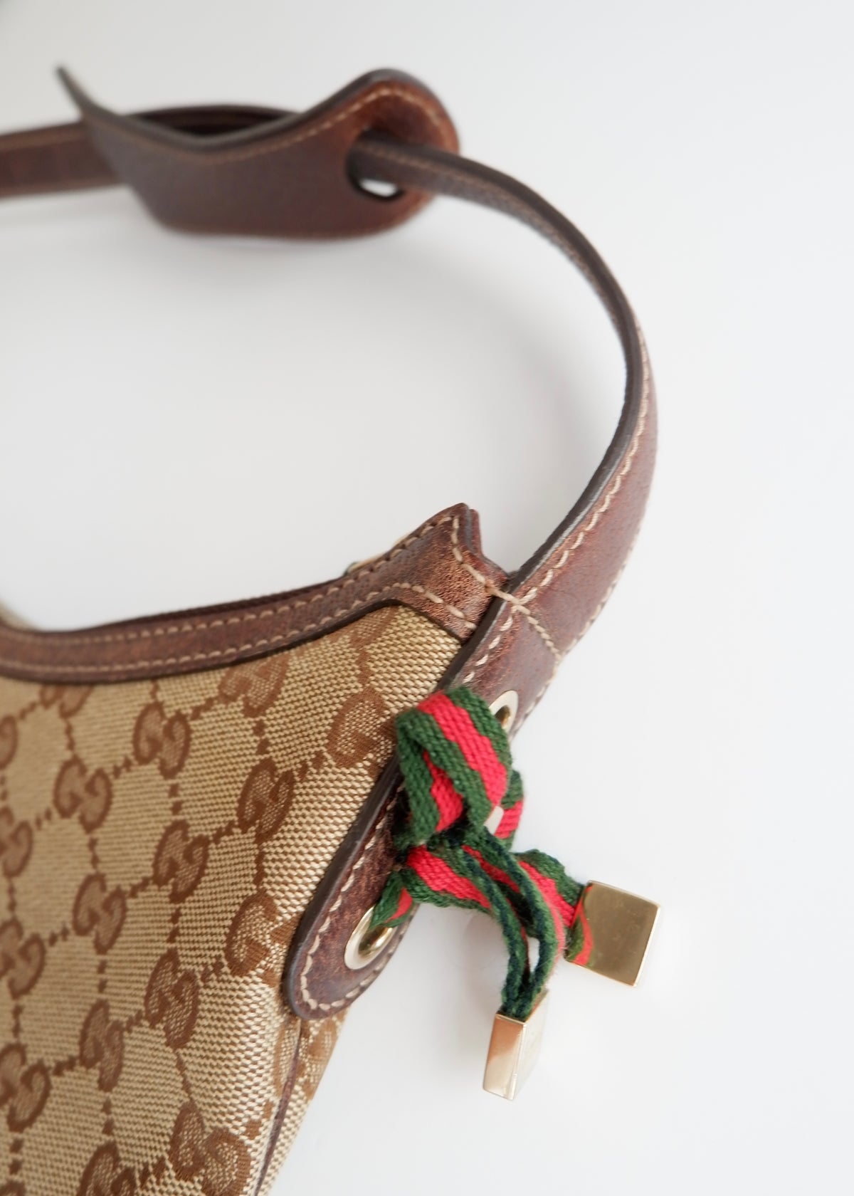 Preowned Gucci Brown GG Canvas Princy Shoulder Bag