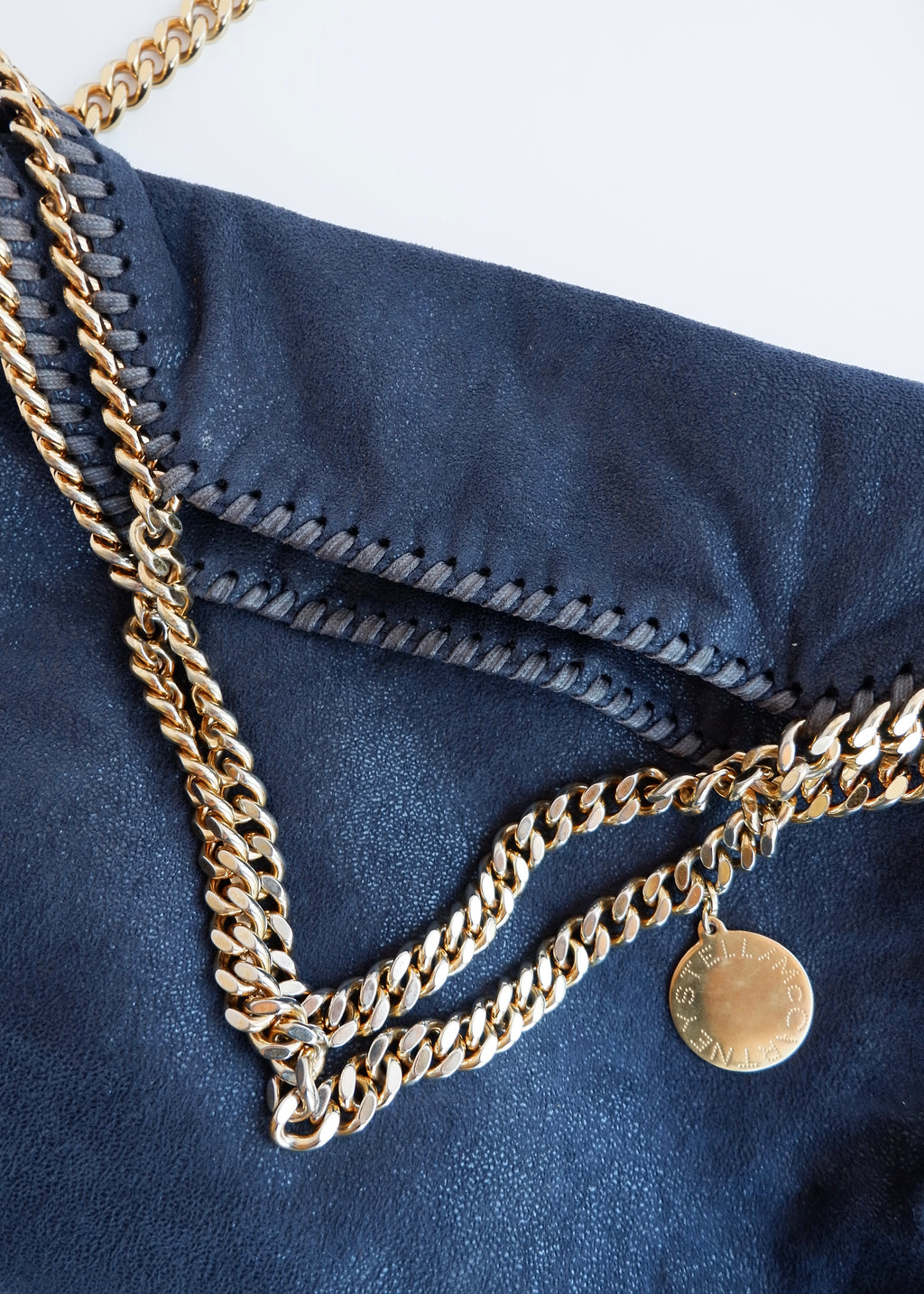 Authentic Preowned Stella McCartney Navy Fallabela Two Way Shoulder Bag