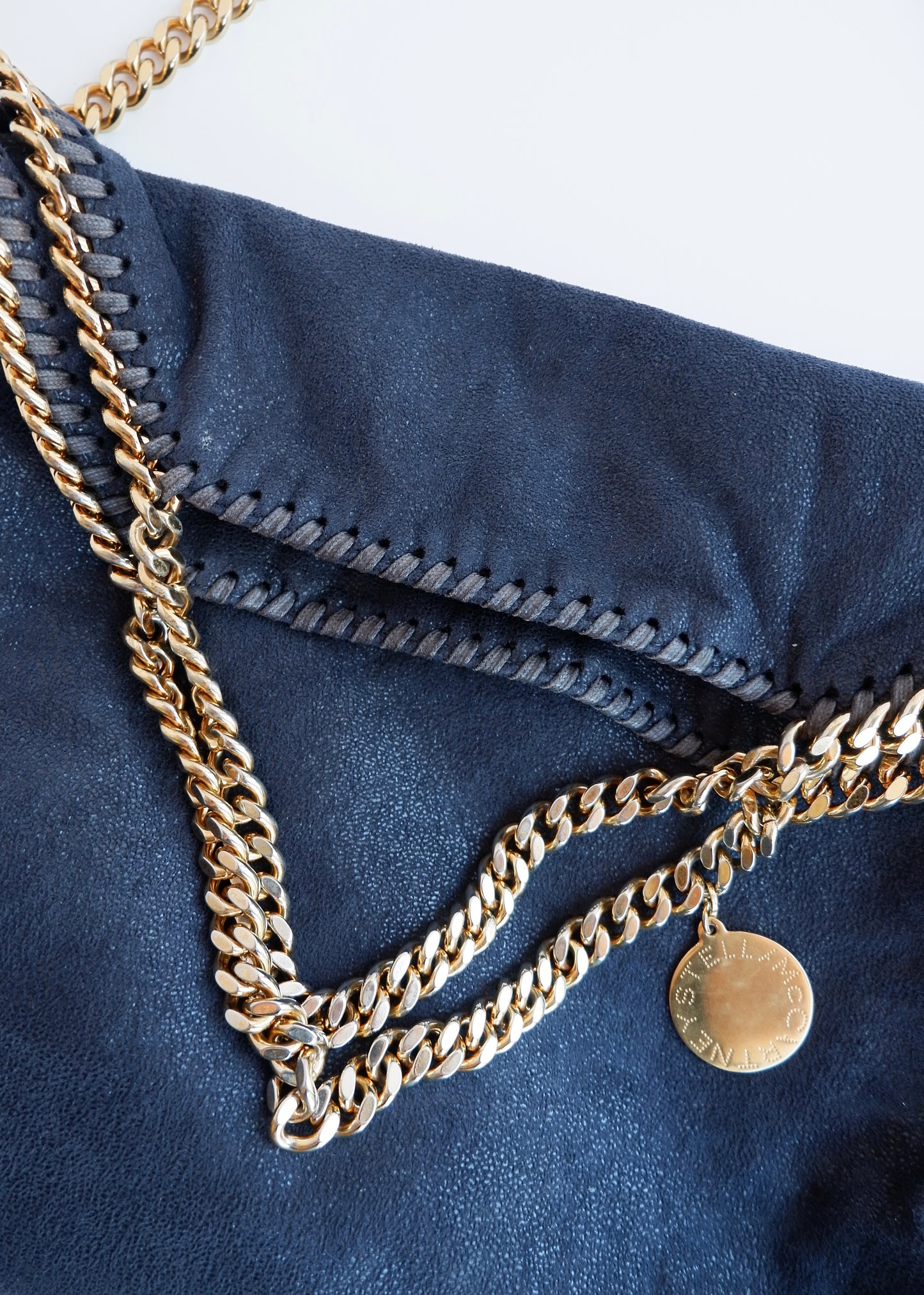 Authentic Preowned Stella McCartney Navy Fallabela Two Way Shoulder Bag