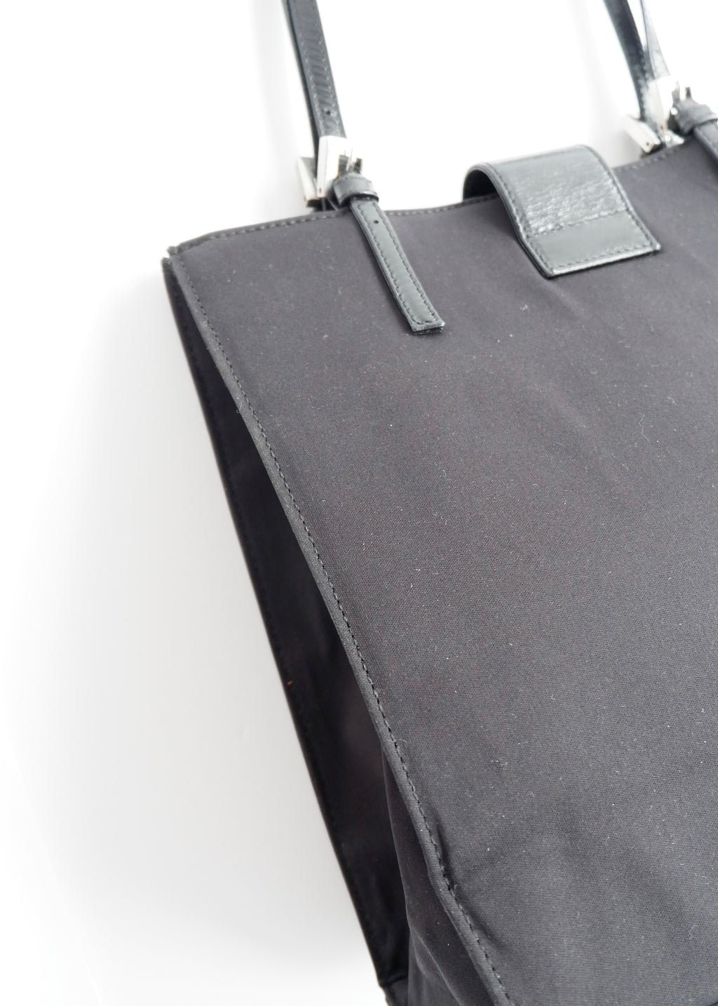 Authentic Preowned Fendi Black Fabric FF Logo Shoulder Bag