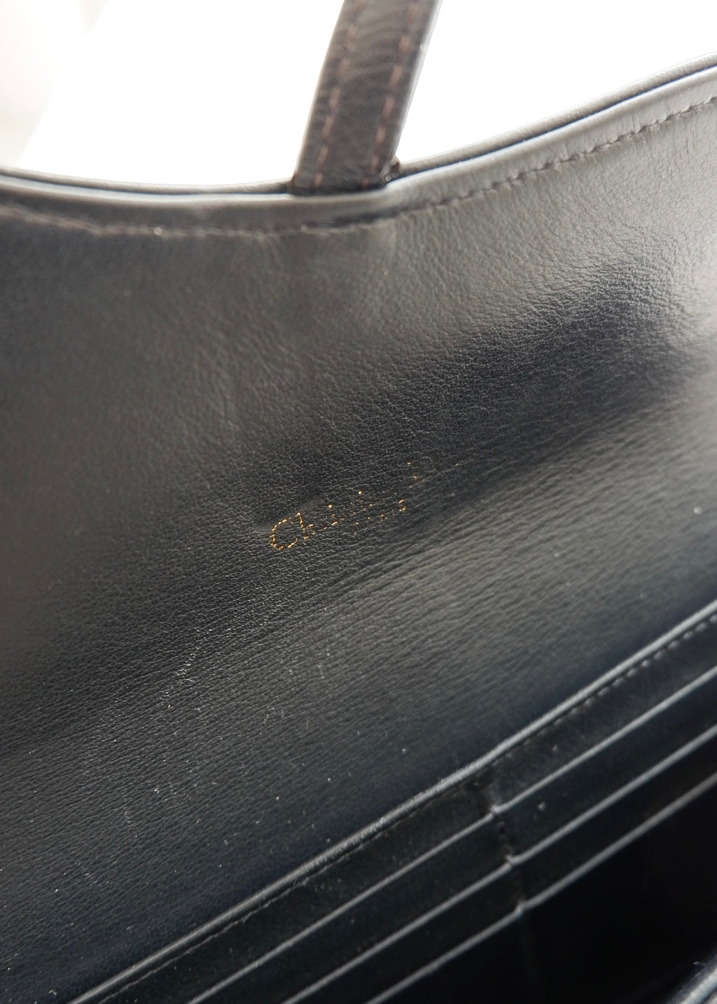 Authentic Preowned Dior Navy Oblique WOC Crossbody Bag