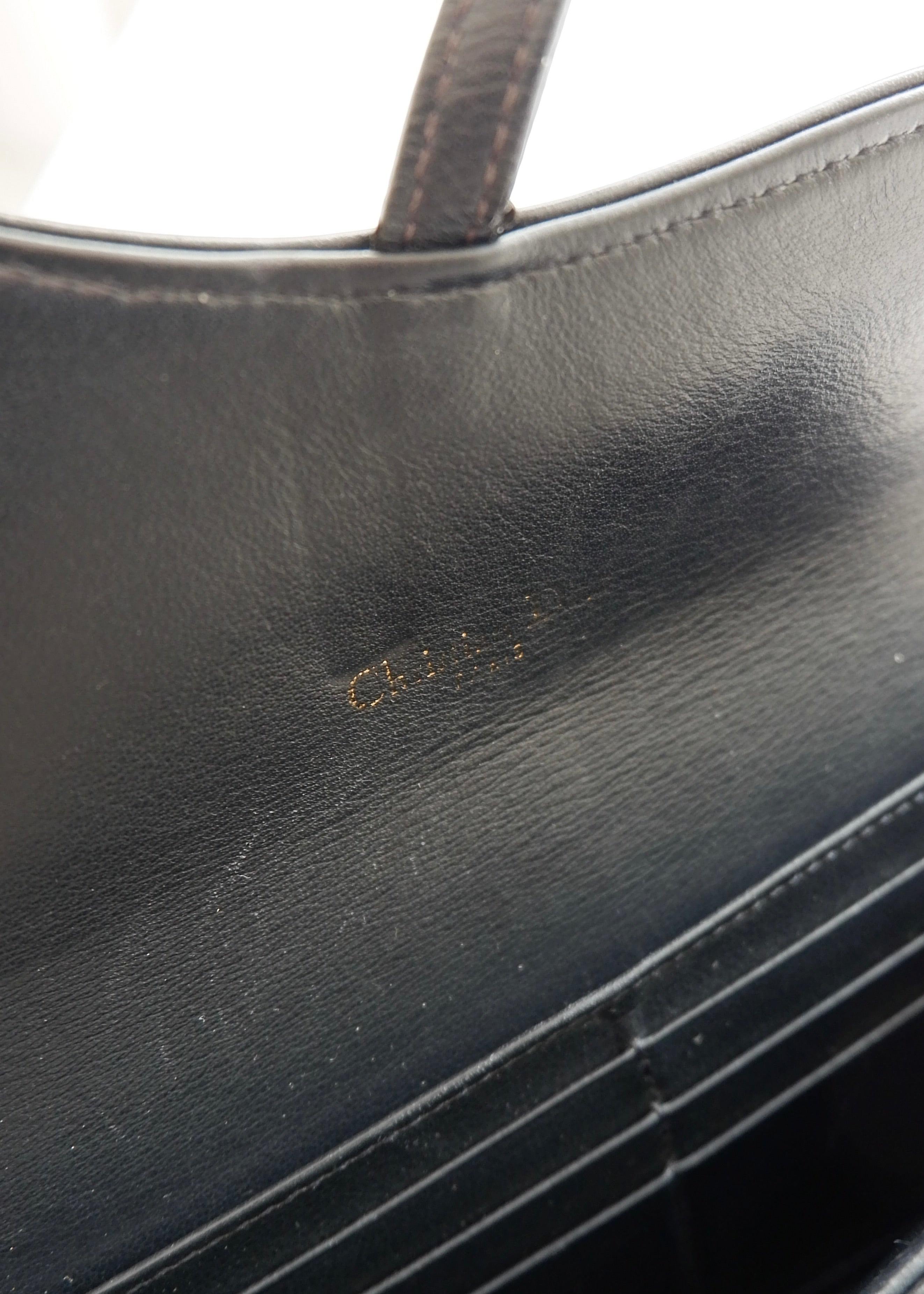 Authentic Preowned Dior Navy Oblique WOC Crossbody Bag
