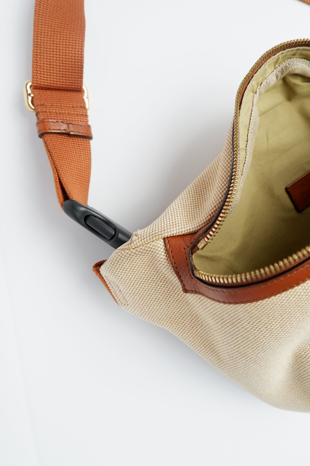Authentique Sac Banane Gucci Beige Sherry Line d'Occasion