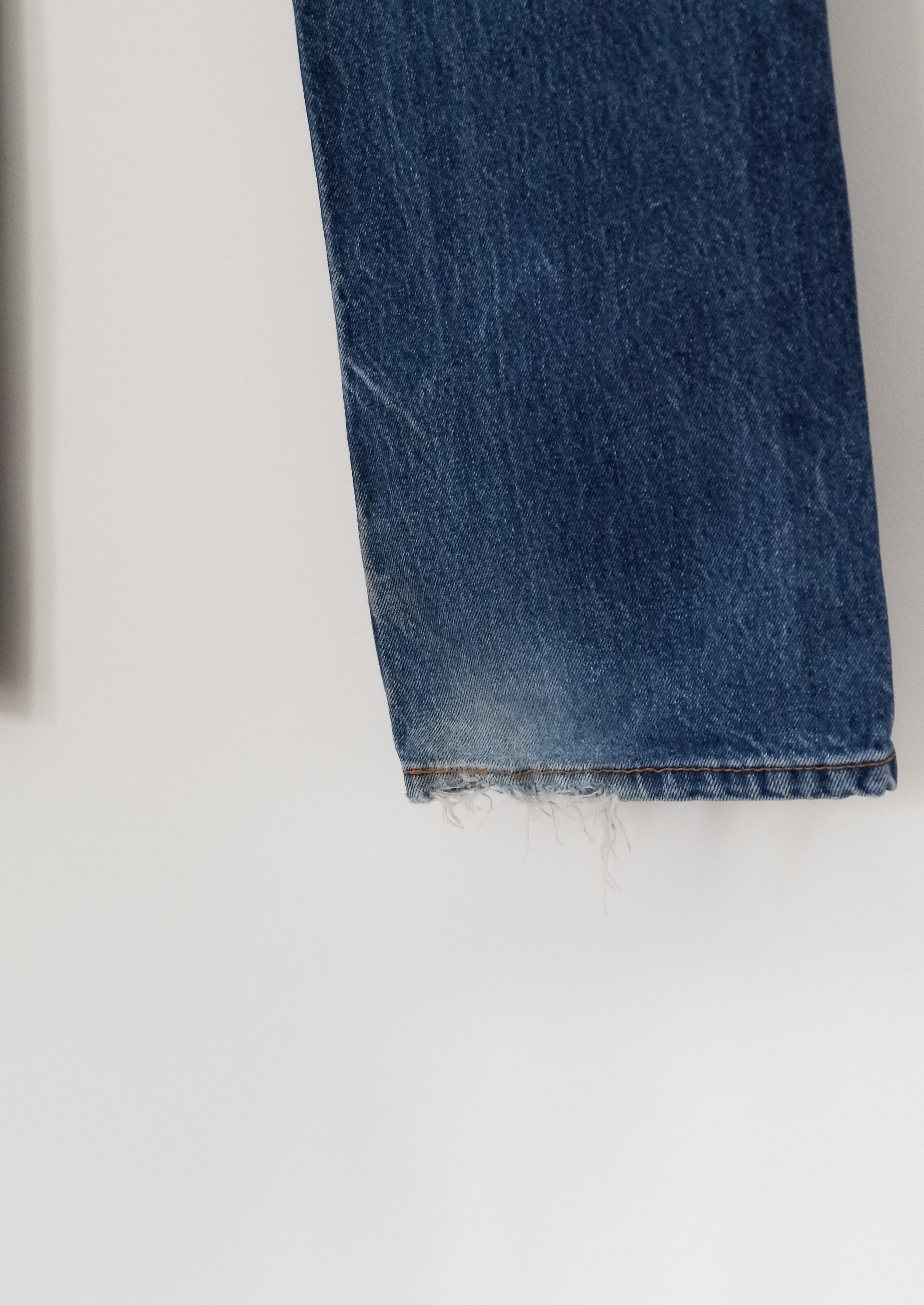 Levis 517 Dark Blue Faded Slim Fit Jeans - 30