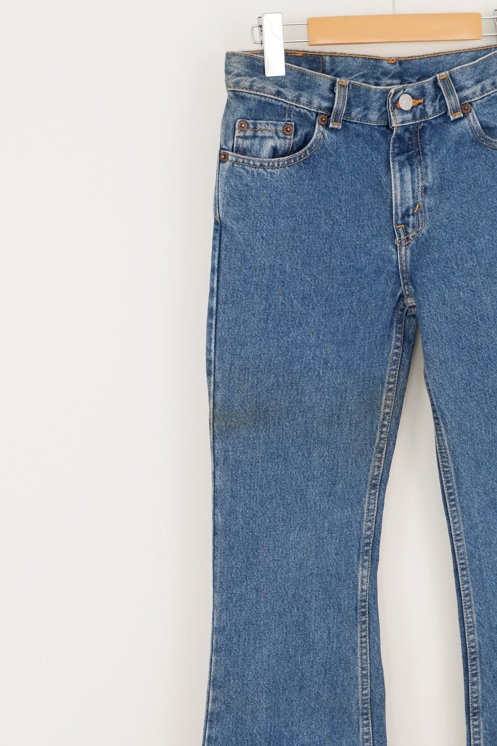 Levis Vintage 514 Medium Wash Jeans - 26