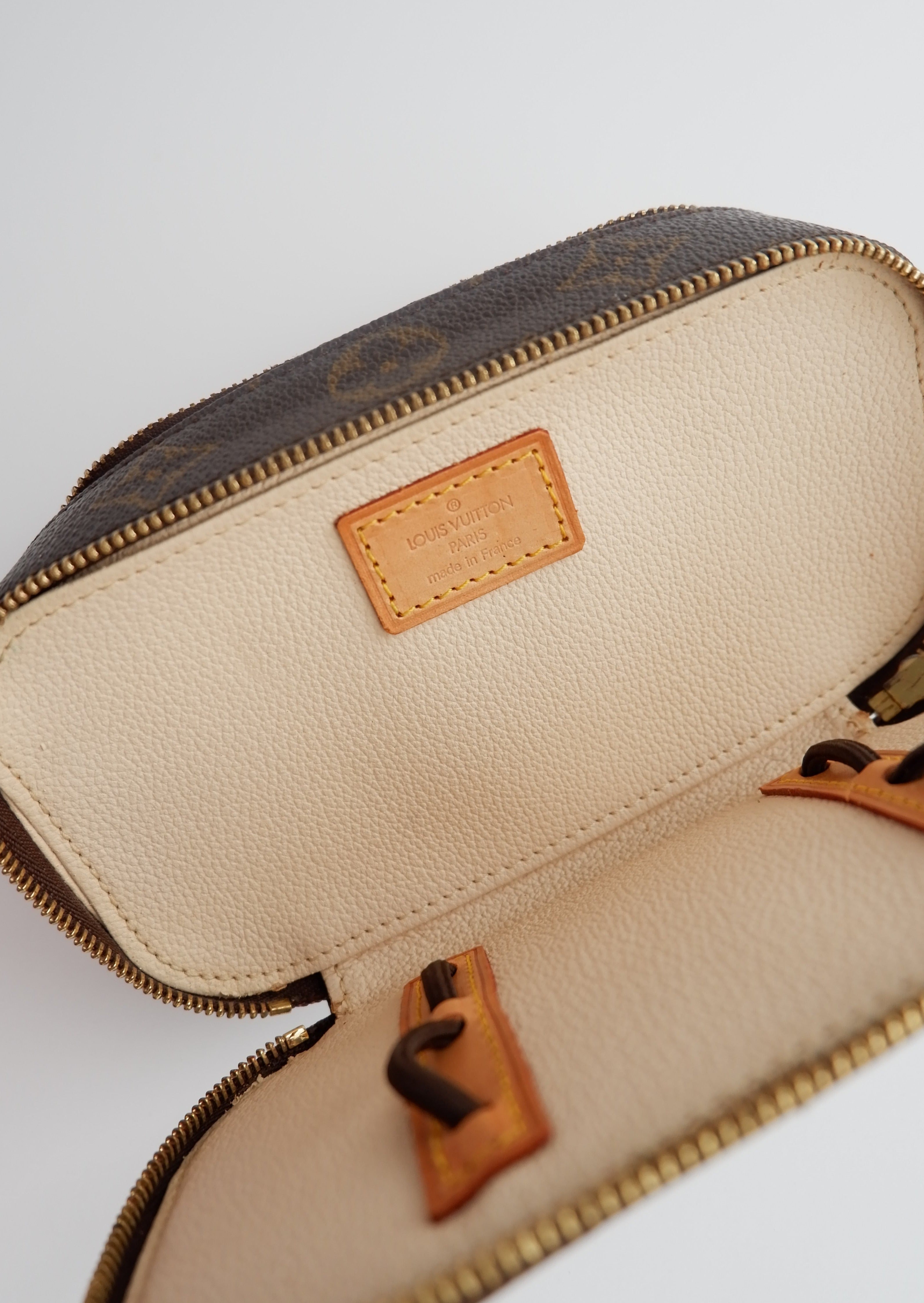 Authentique Trousse de Toilette Vintage Louis Vuitton Monogram Toulouse