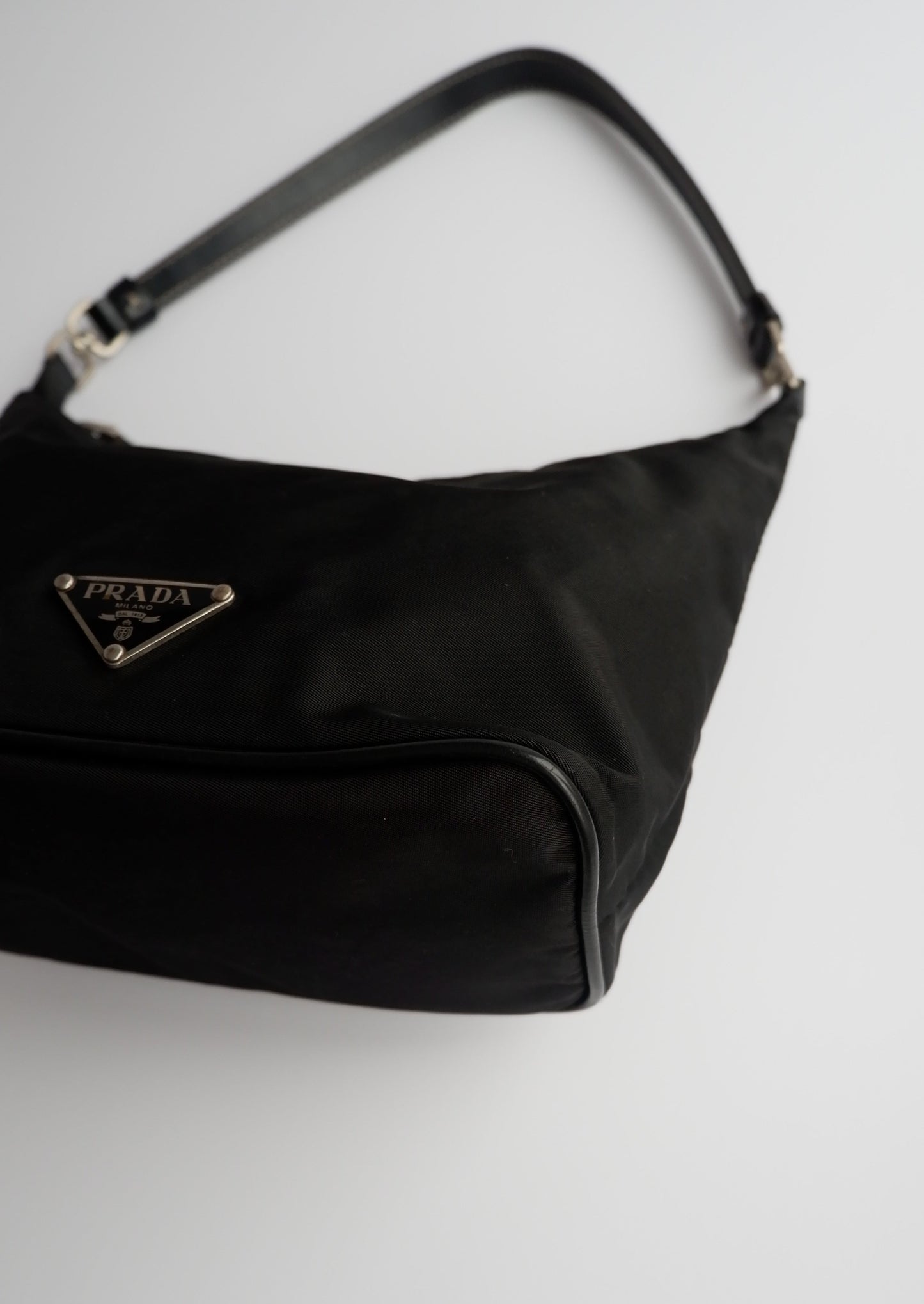 Authentic Preowned Prada Black Nylon Shoulder Bag