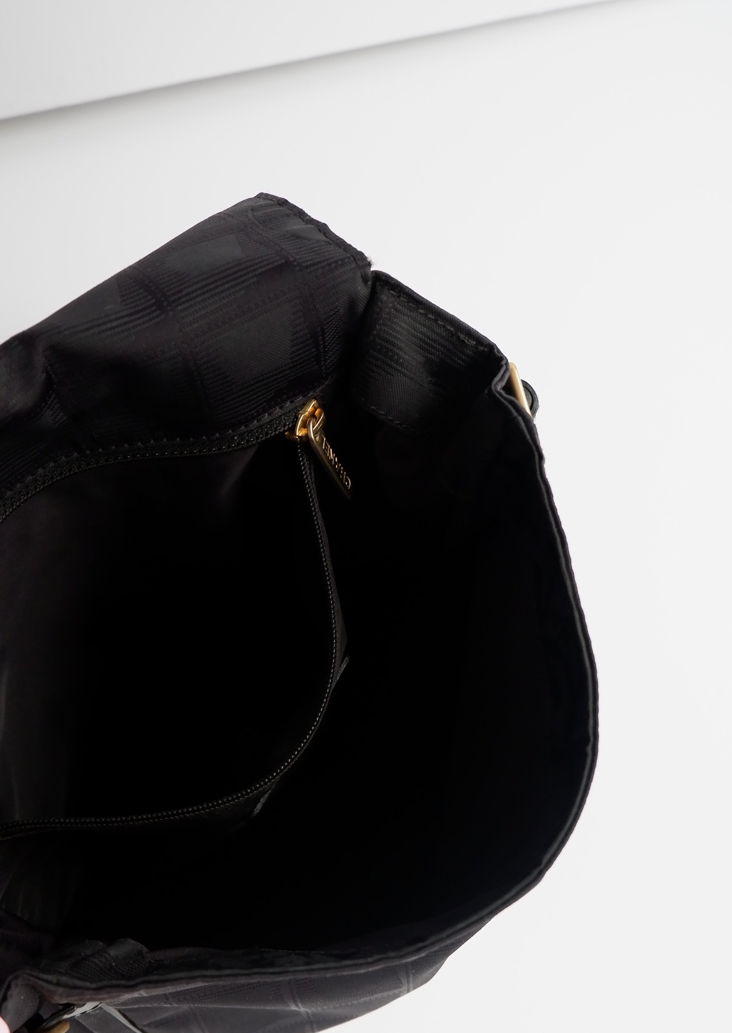 Authentic Preowned Chanel Black Travel Line Crossbody Bag