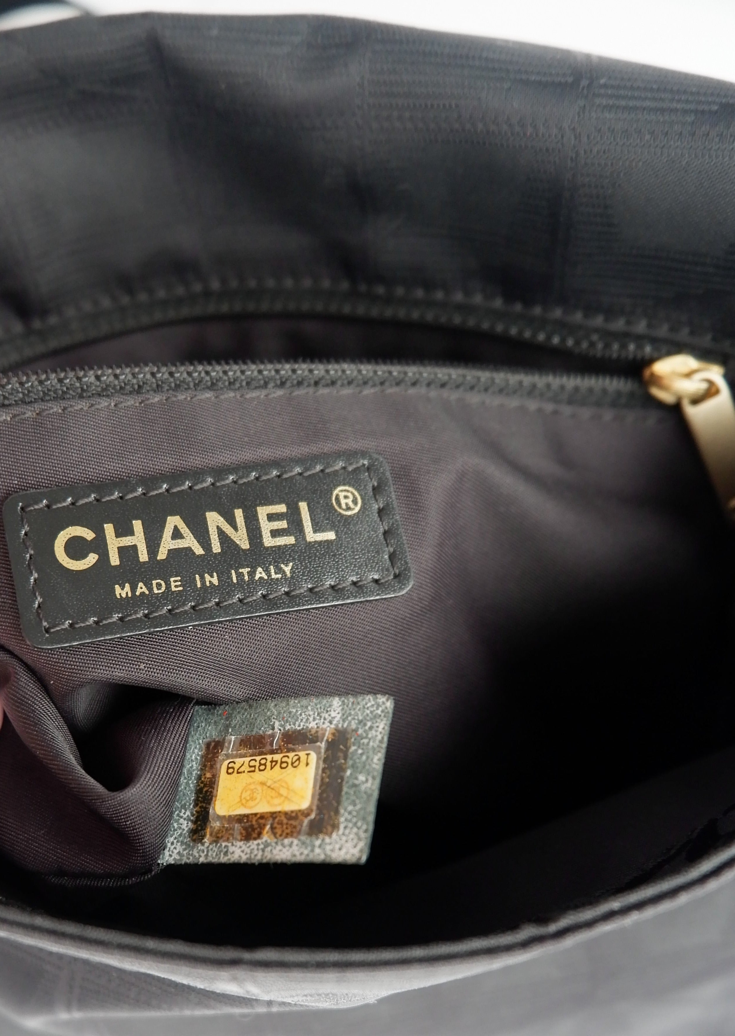 Authentic Preowned Chanel Black Travel Line Crossbody Bag