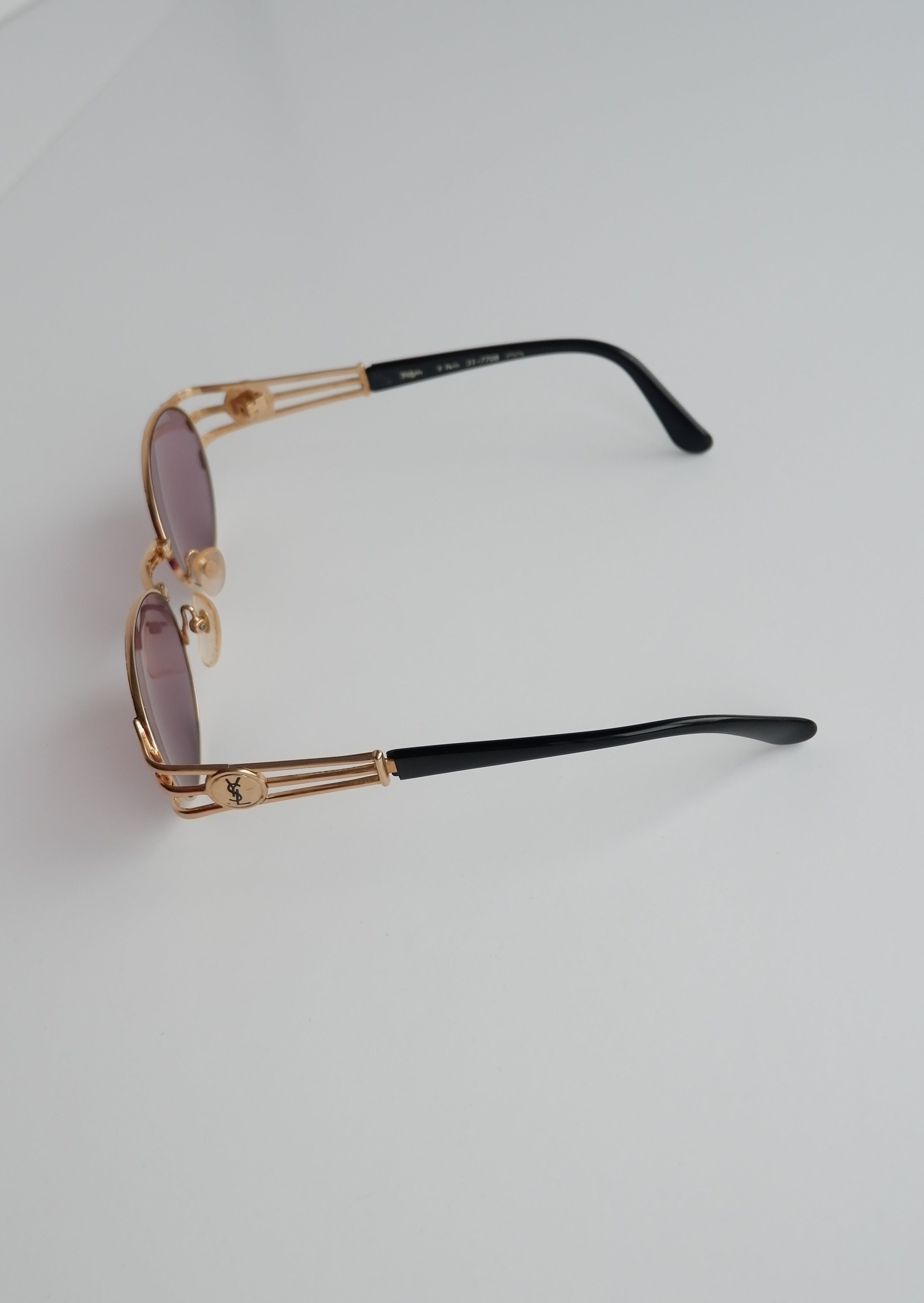 Authentic Preowned Saint Laurent Vintage Round Sunglasses
