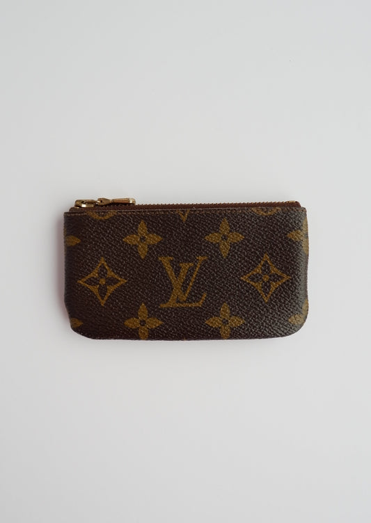 Authentic Preowned Louis Vuitton Monogram Coin Case / Pochette Cles