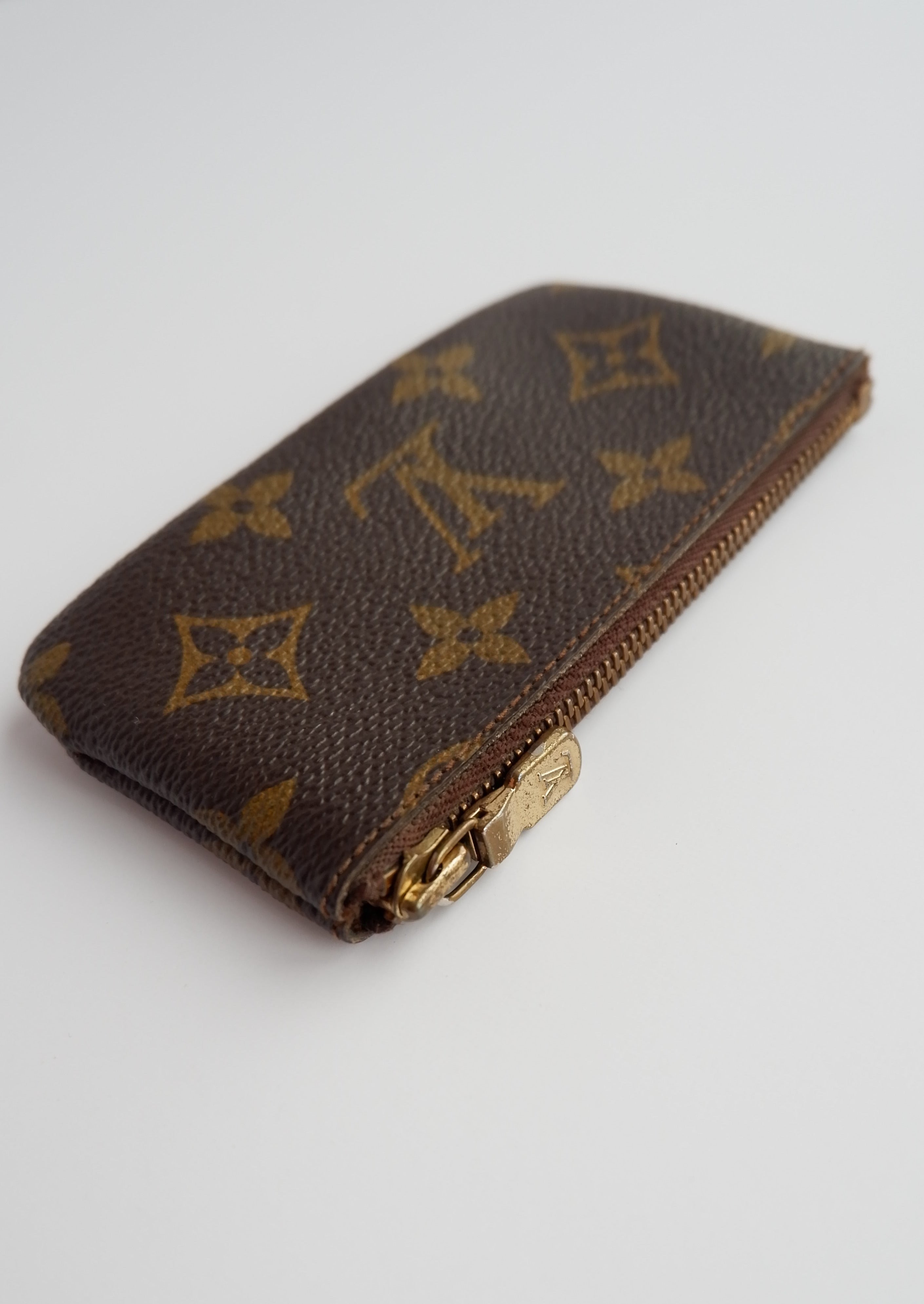 Authentique porte-monnaie / pochette clés Louis Vuitton Monogram d'occasion