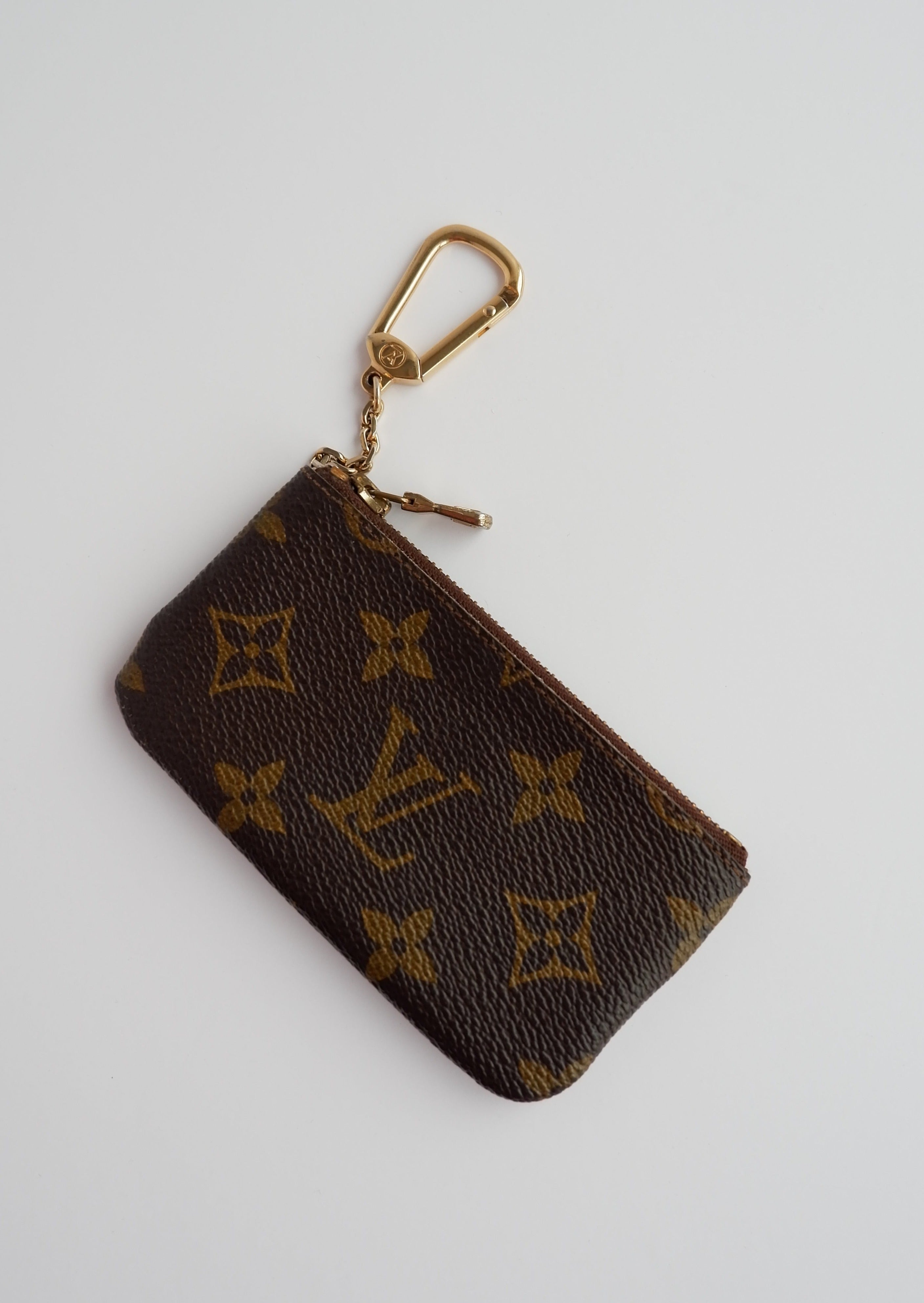 Authentique porte-monnaie / pochette clés Louis Vuitton Monogram d'occasion