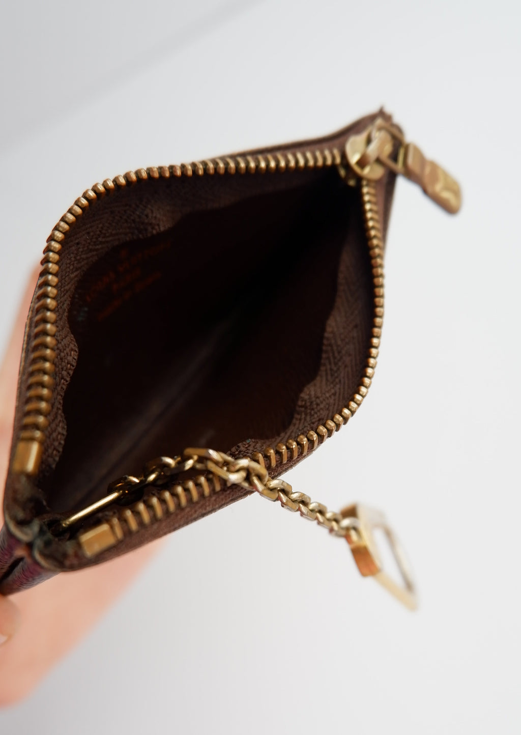 Porte-clés / Pochette Cles Louis Vuitton Damier Ebene d'occasion authentique