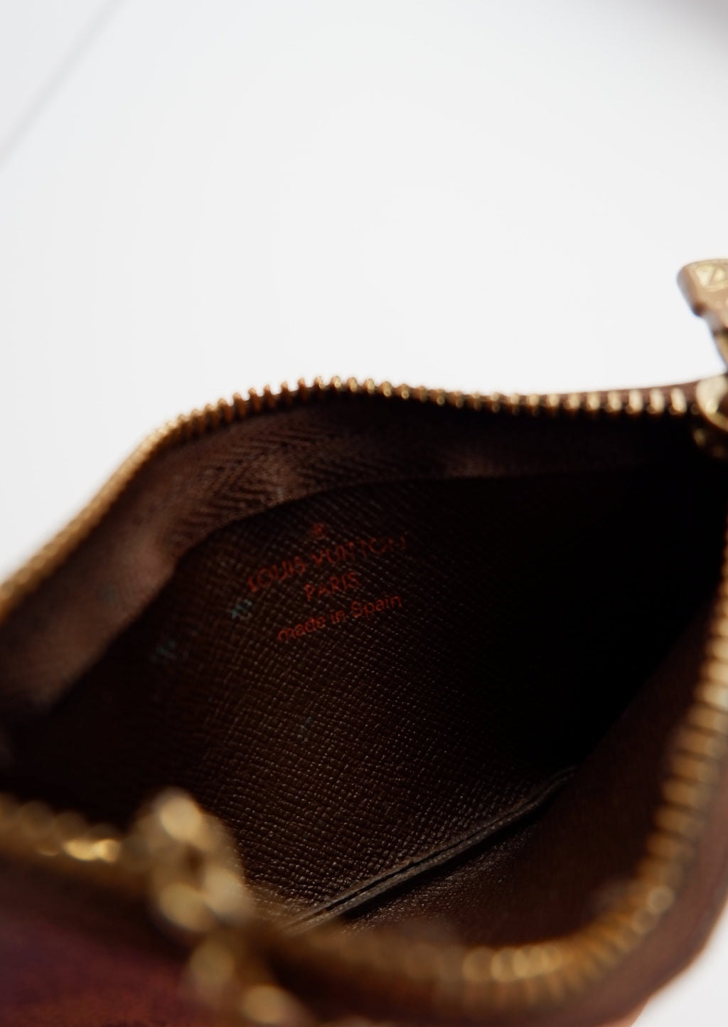 Porte-clés / Pochette Cles Louis Vuitton Damier Ebene d'occasion authentique