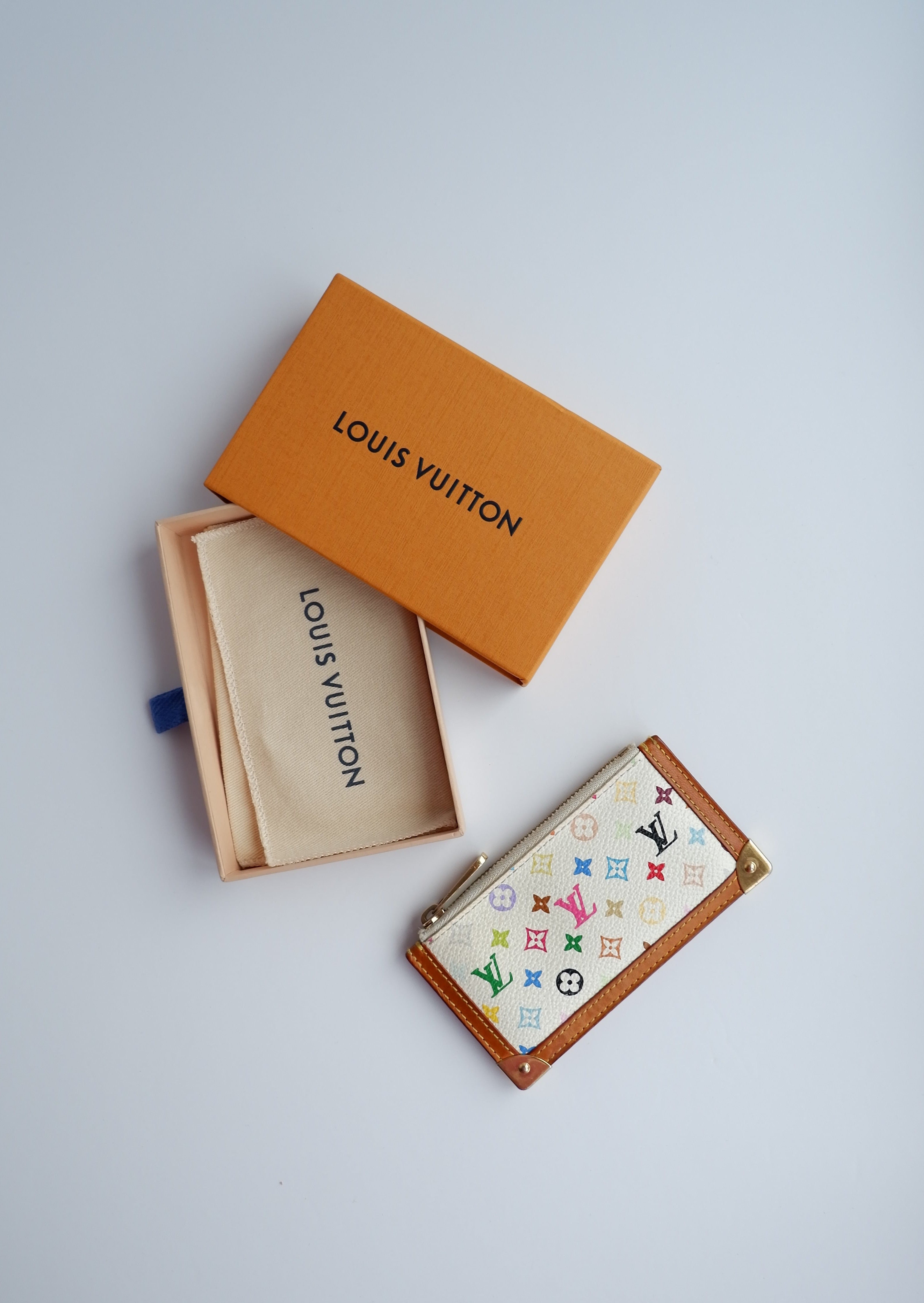 Authentique Pochette Clés Louis Vuitton Monogram Multicolore d'occasion