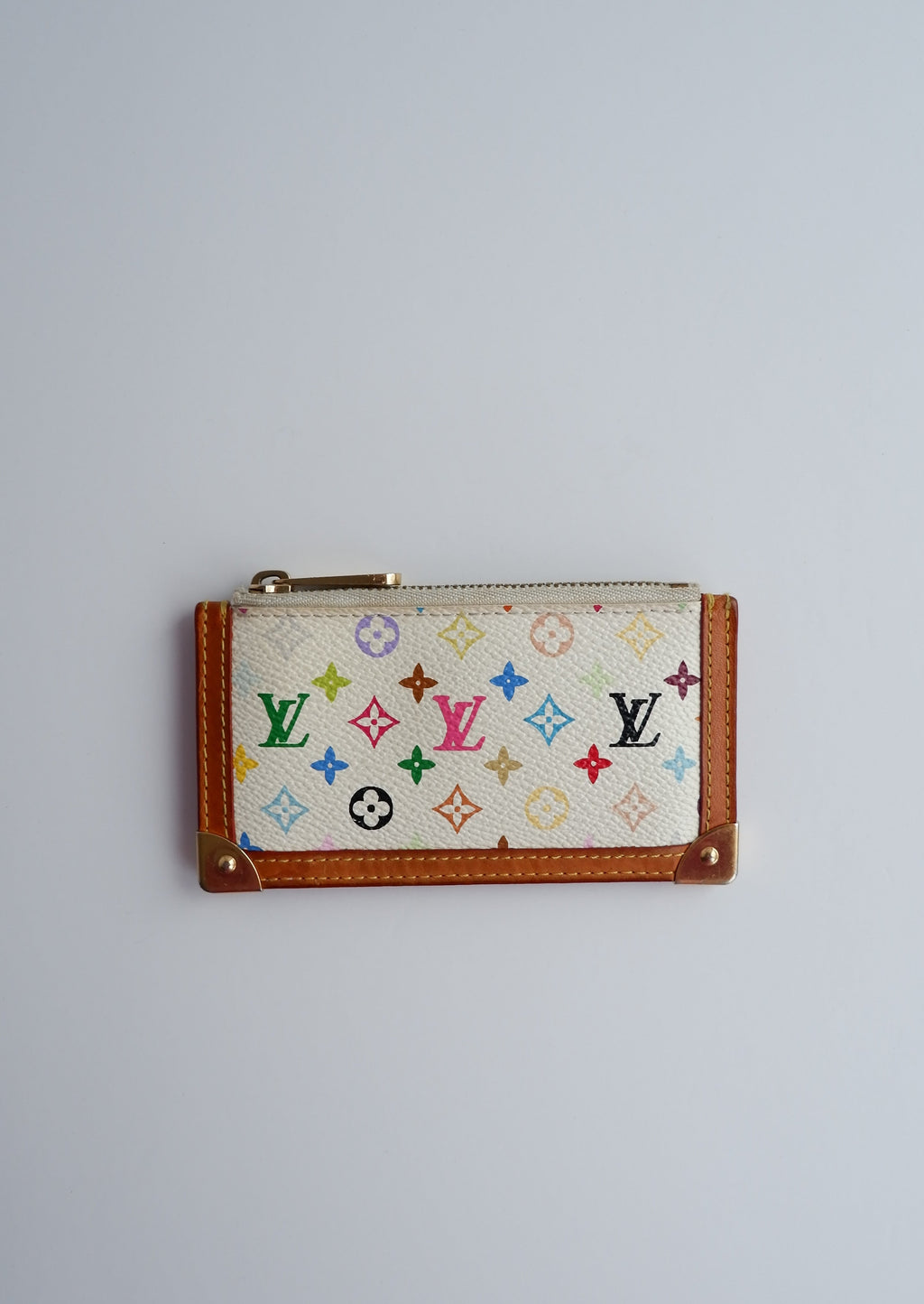 Authentique Pochette Clés Louis Vuitton Monogram Multicolore d'occasion