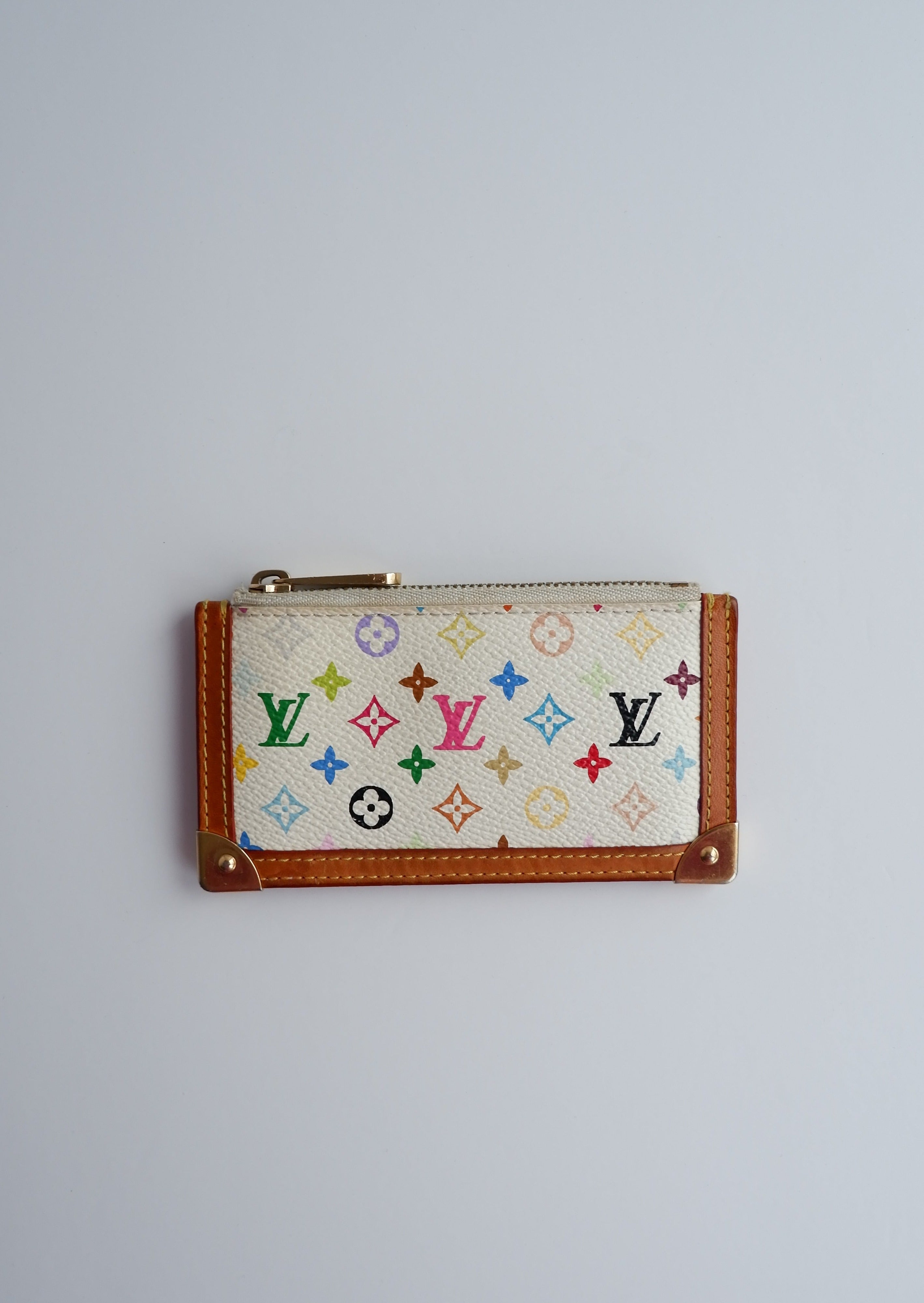 Authentique Pochette Clés Louis Vuitton Monogram Multicolore d'occasion