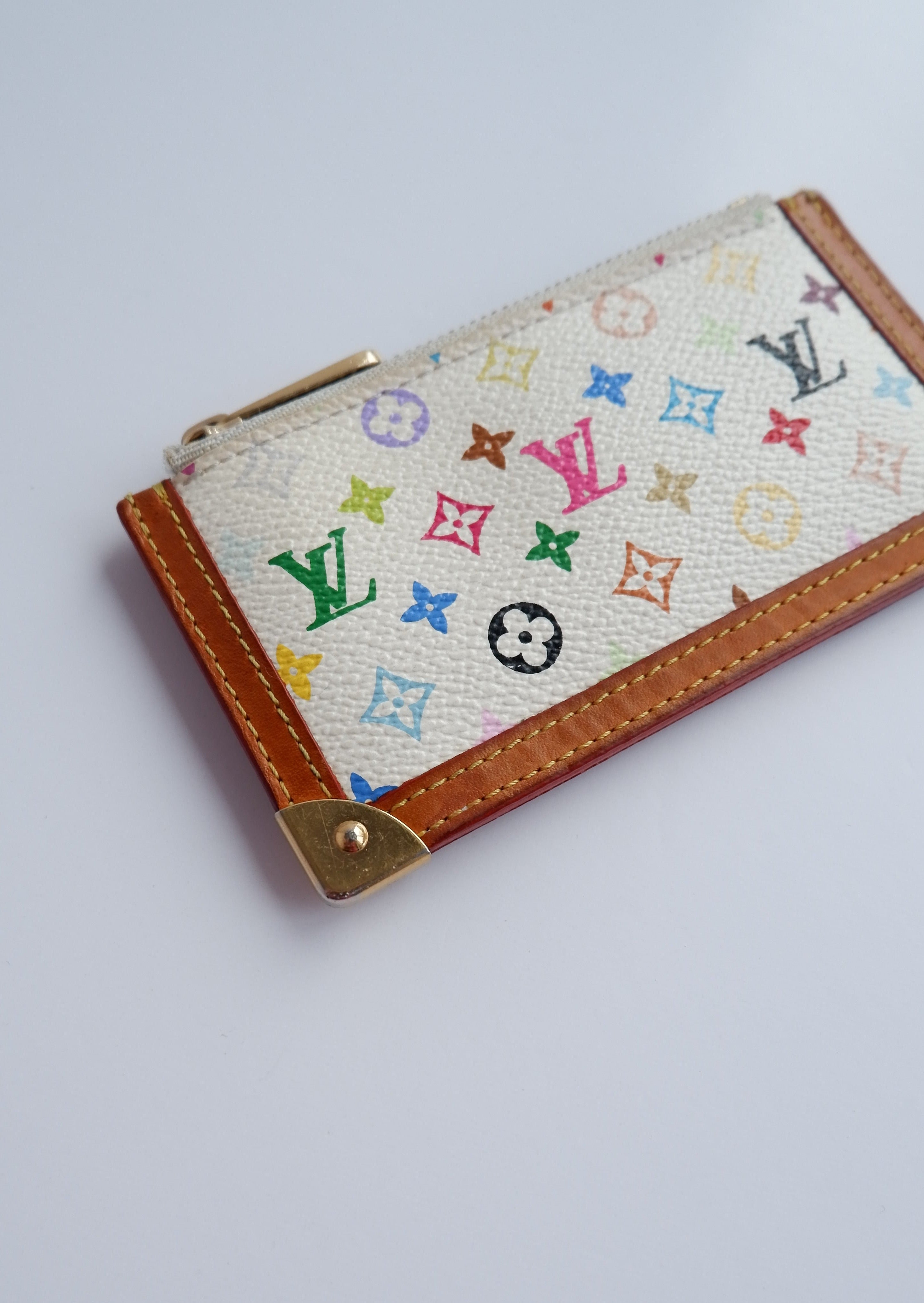 Authentique Pochette Clés Louis Vuitton Monogram Multicolore d'occasion