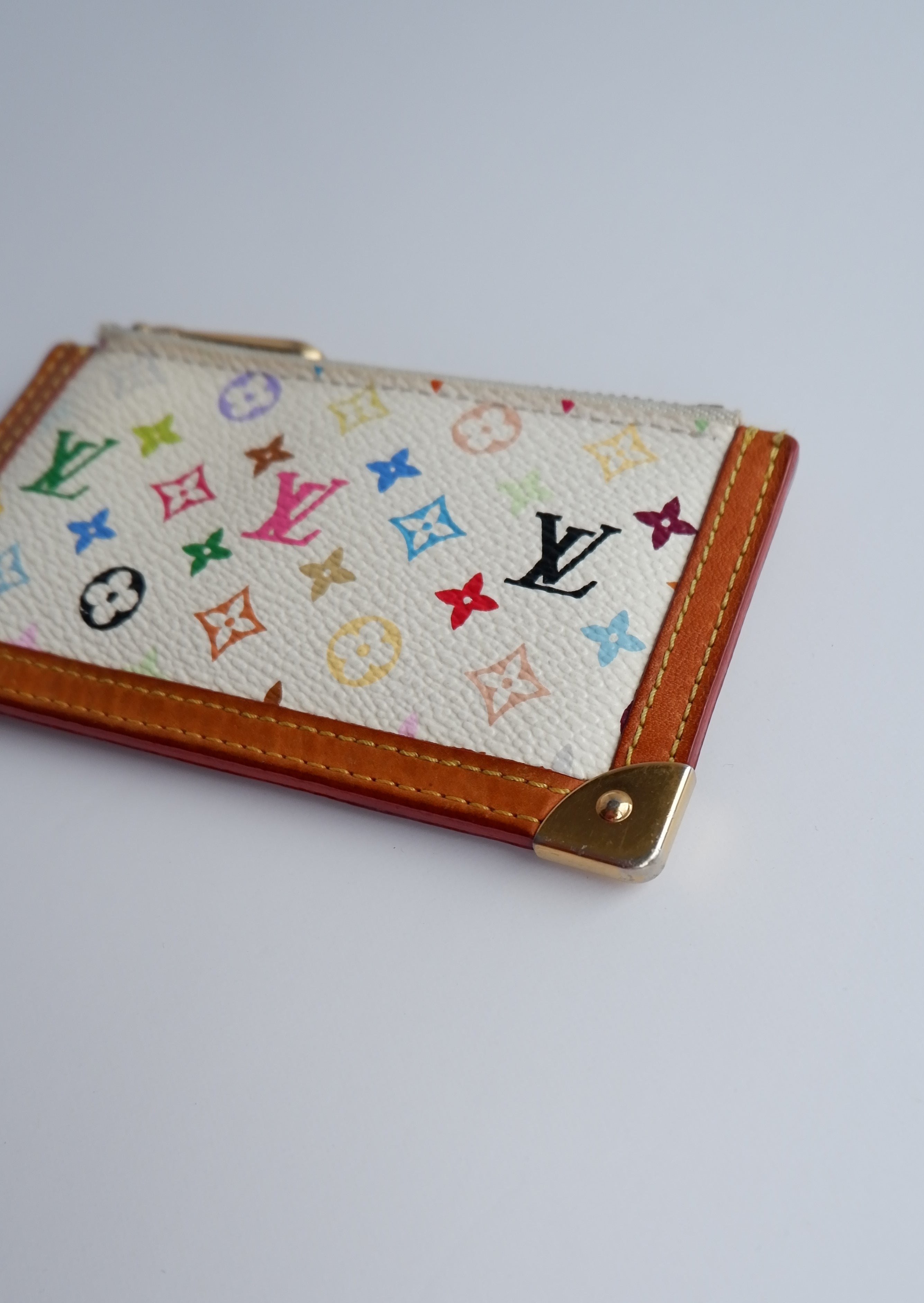 Authentique Pochette Clés Louis Vuitton Monogram Multicolore d'occasion
