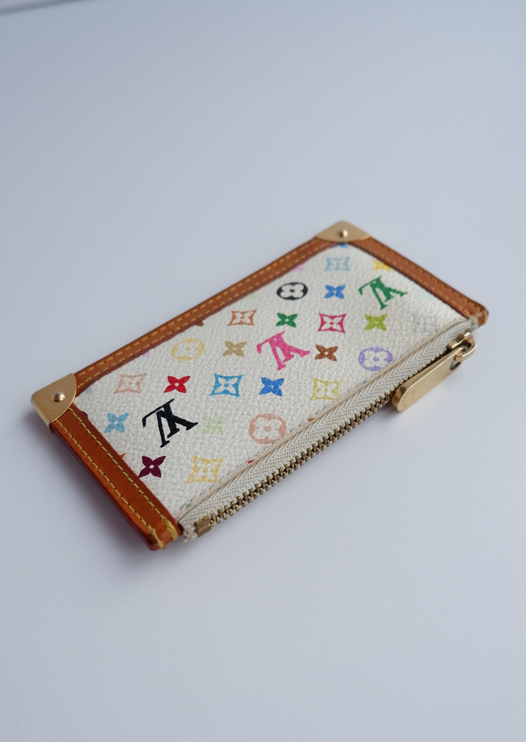 Authentique Pochette Clés Louis Vuitton Monogram Multicolore d'occasion