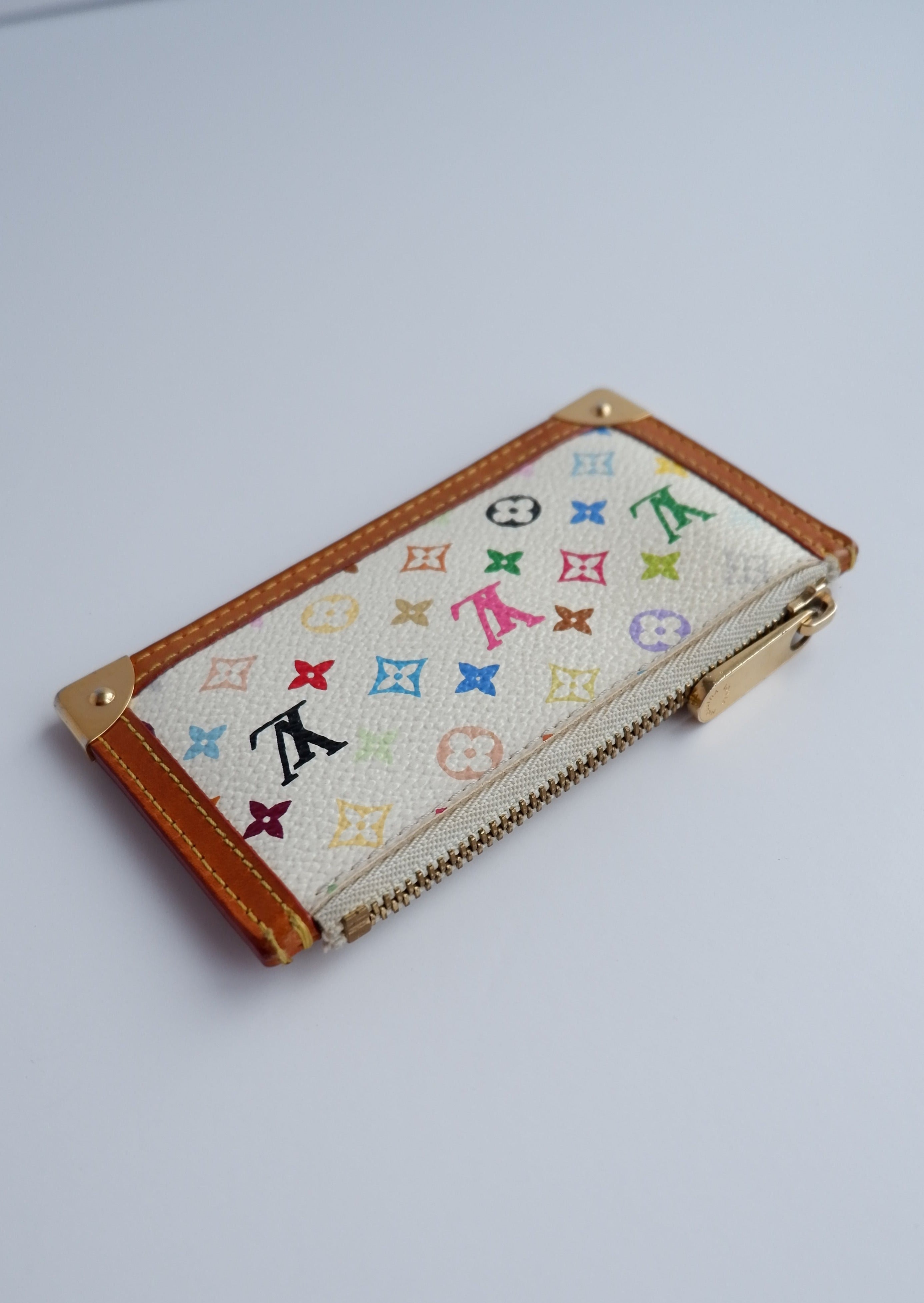 Authentique Pochette Clés Louis Vuitton Monogram Multicolore d'occasion