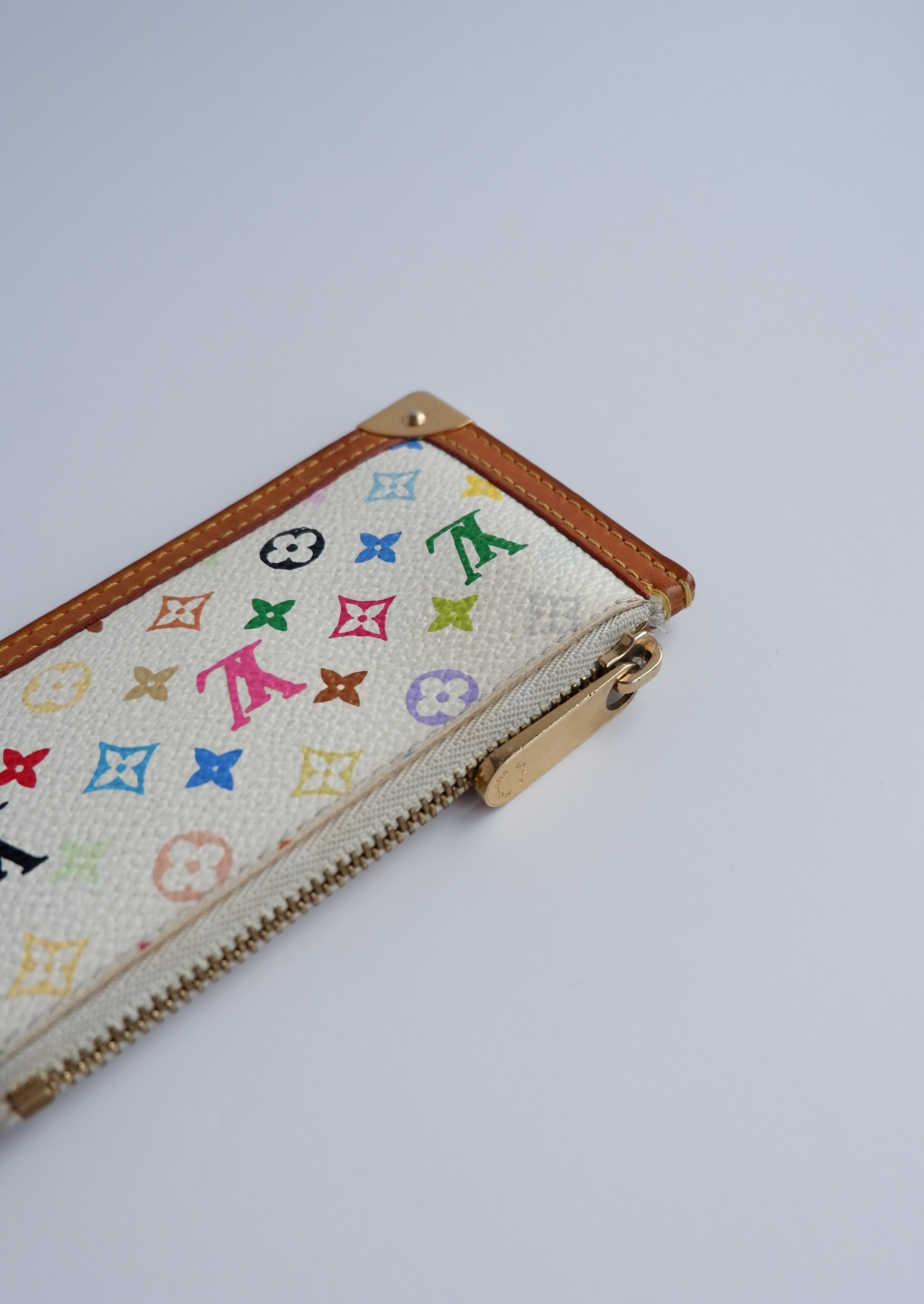 Authentique Pochette Clés Louis Vuitton Monogram Multicolore d'occasion