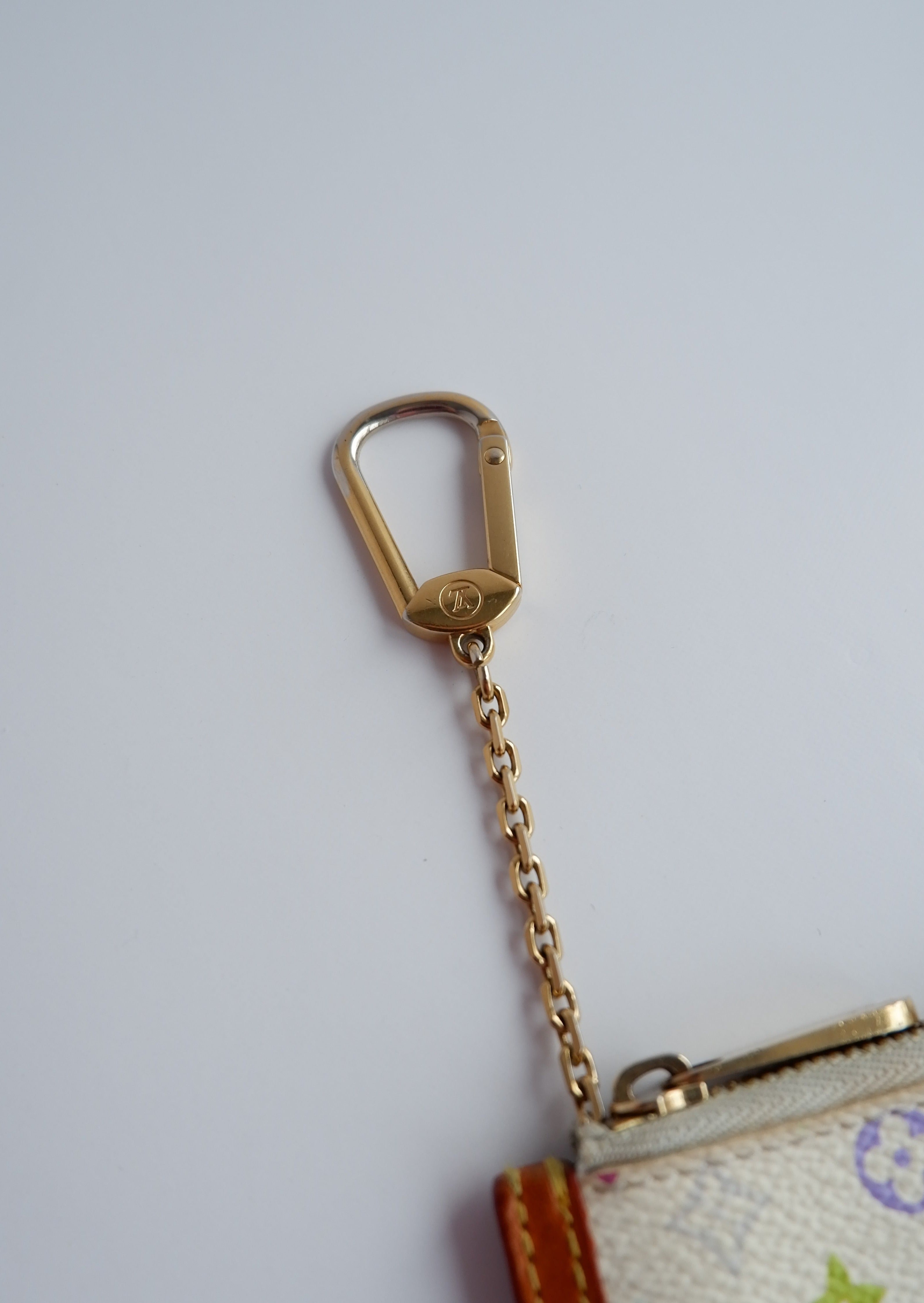 Authentique Pochette Clés Louis Vuitton Monogram Multicolore d'occasion