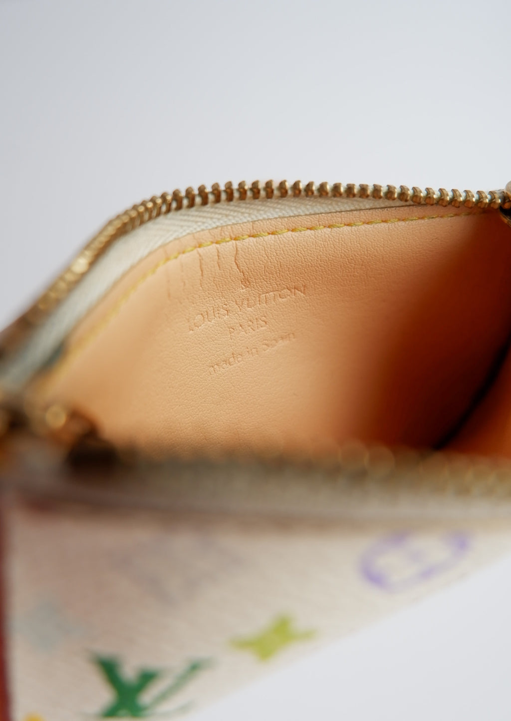 Authentique Pochette Clés Louis Vuitton Monogram Multicolore d'occasion