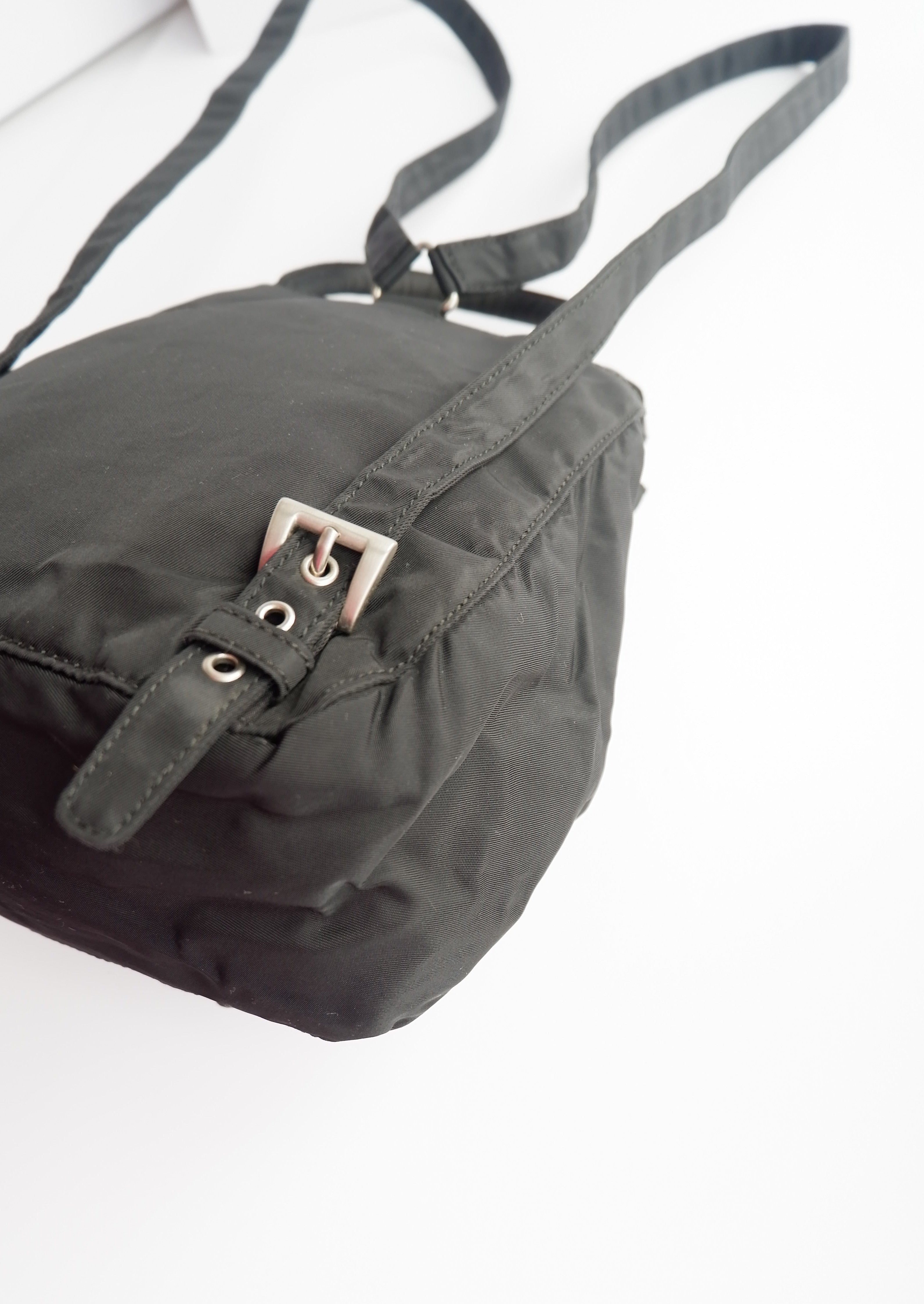 Authentic Preowned Vintage Prada Black Nylon Mini Backpack