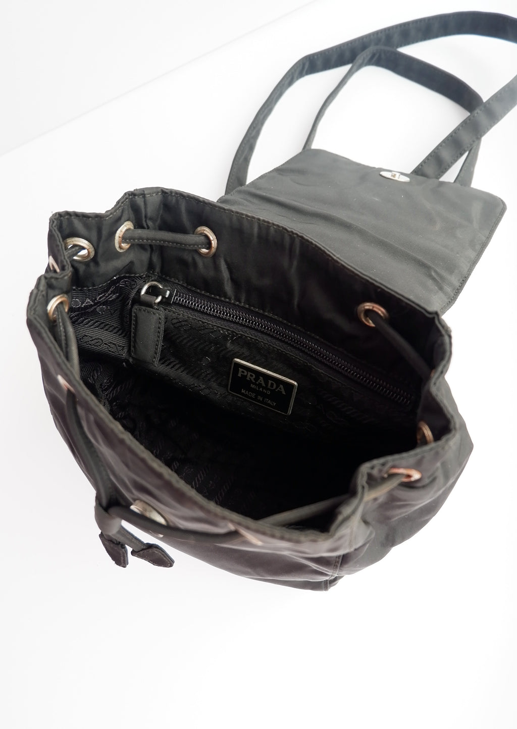 Authentic Preowned Vintage Prada Black Nylon Mini Backpack