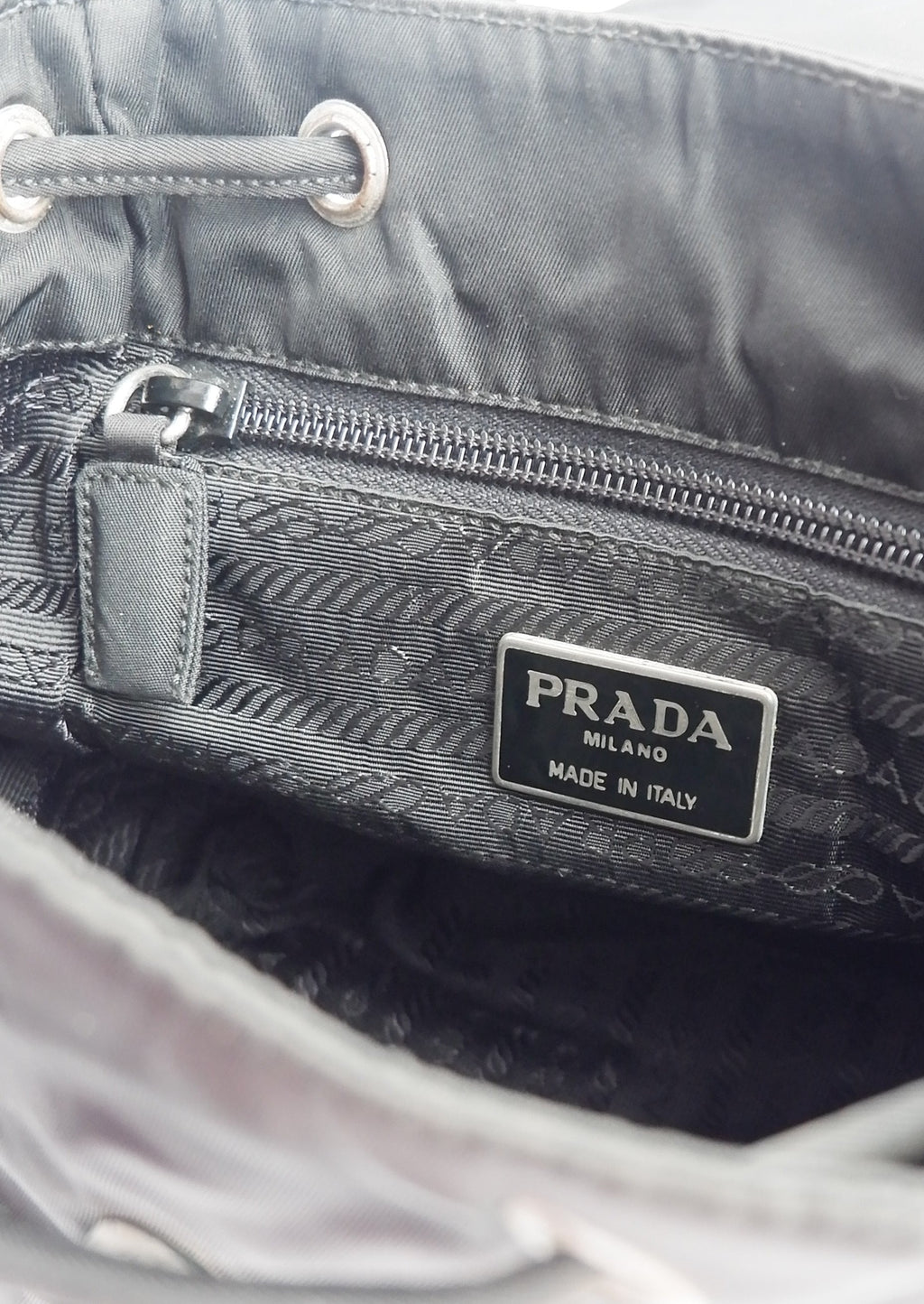 Authentic Preowned Vintage Prada Black Nylon Mini Backpack