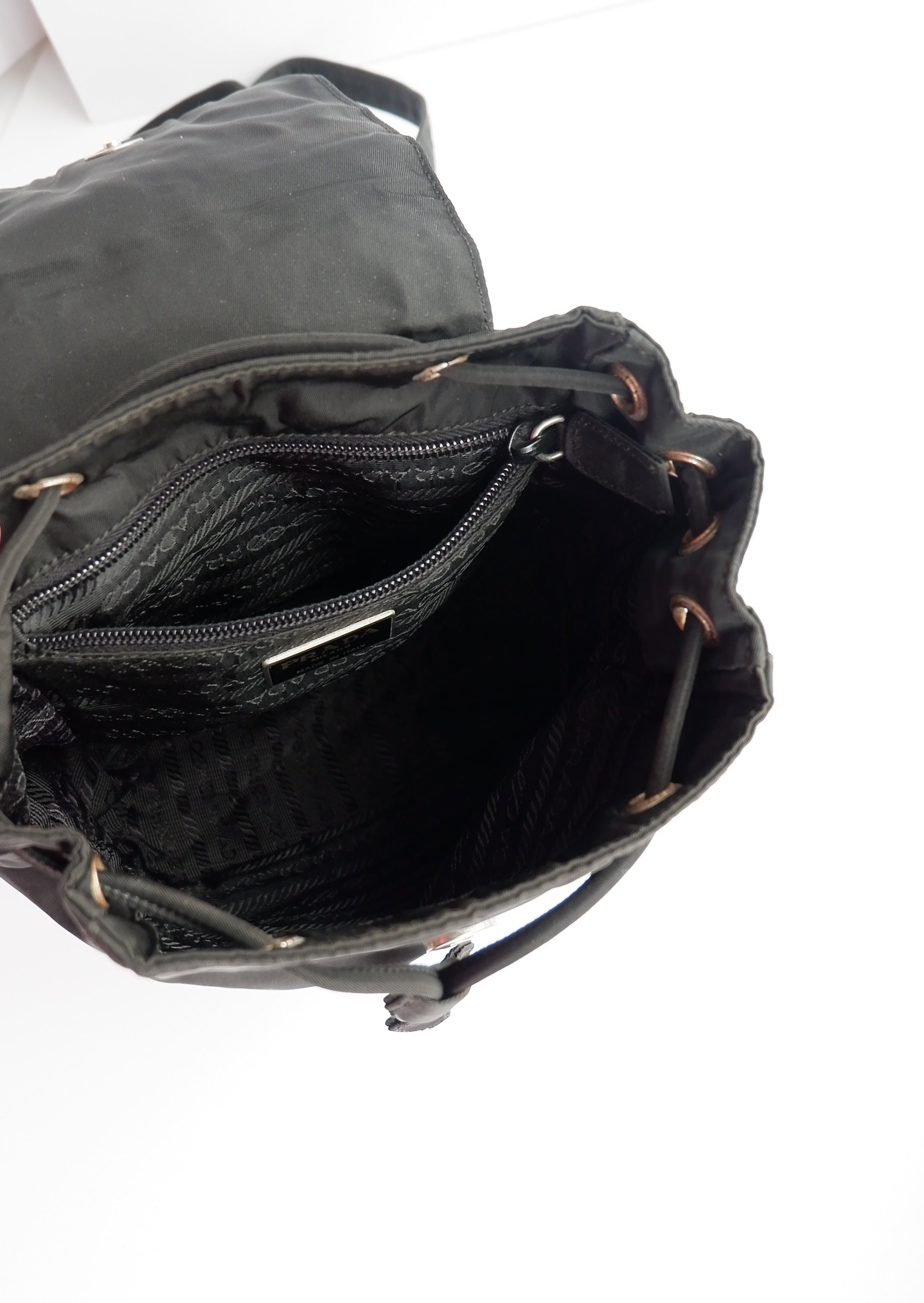 Authentic Preowned Vintage Prada Black Nylon Mini Backpack