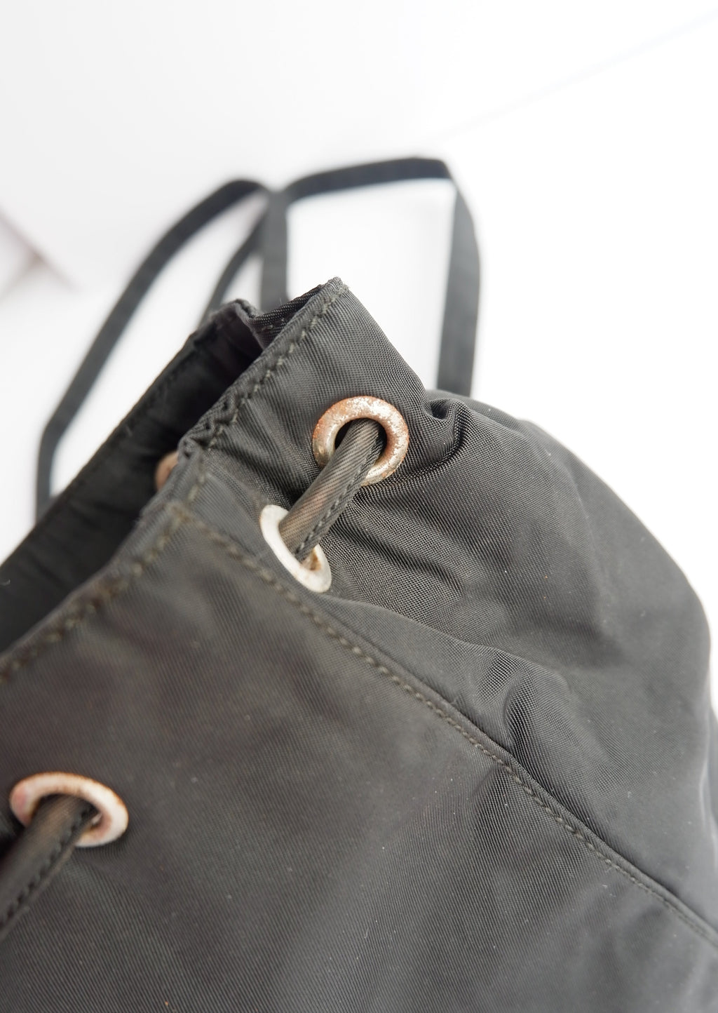 Authentic Preowned Vintage Prada Black Nylon Mini Backpack