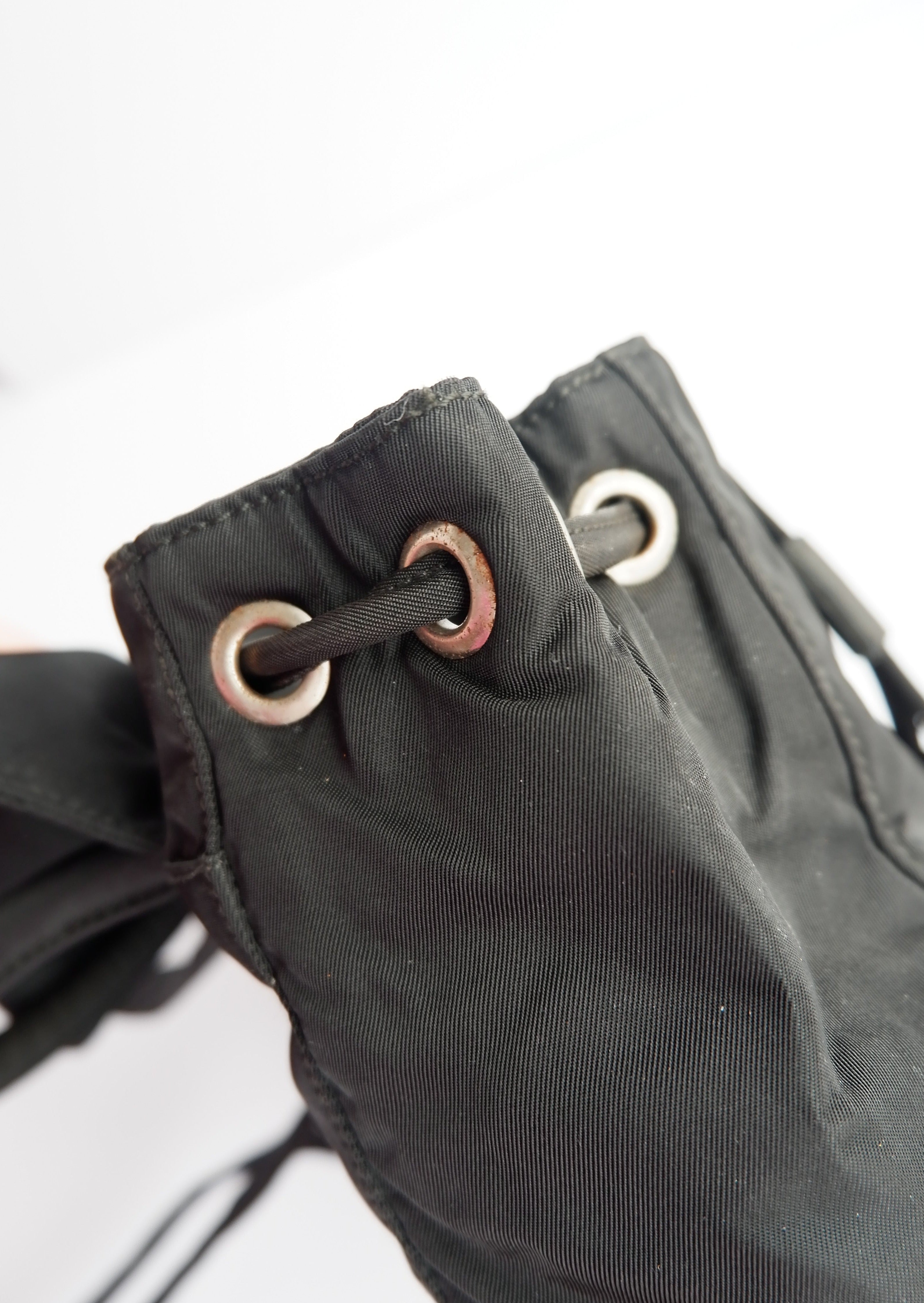 Authentic Preowned Vintage Prada Black Nylon Mini Backpack