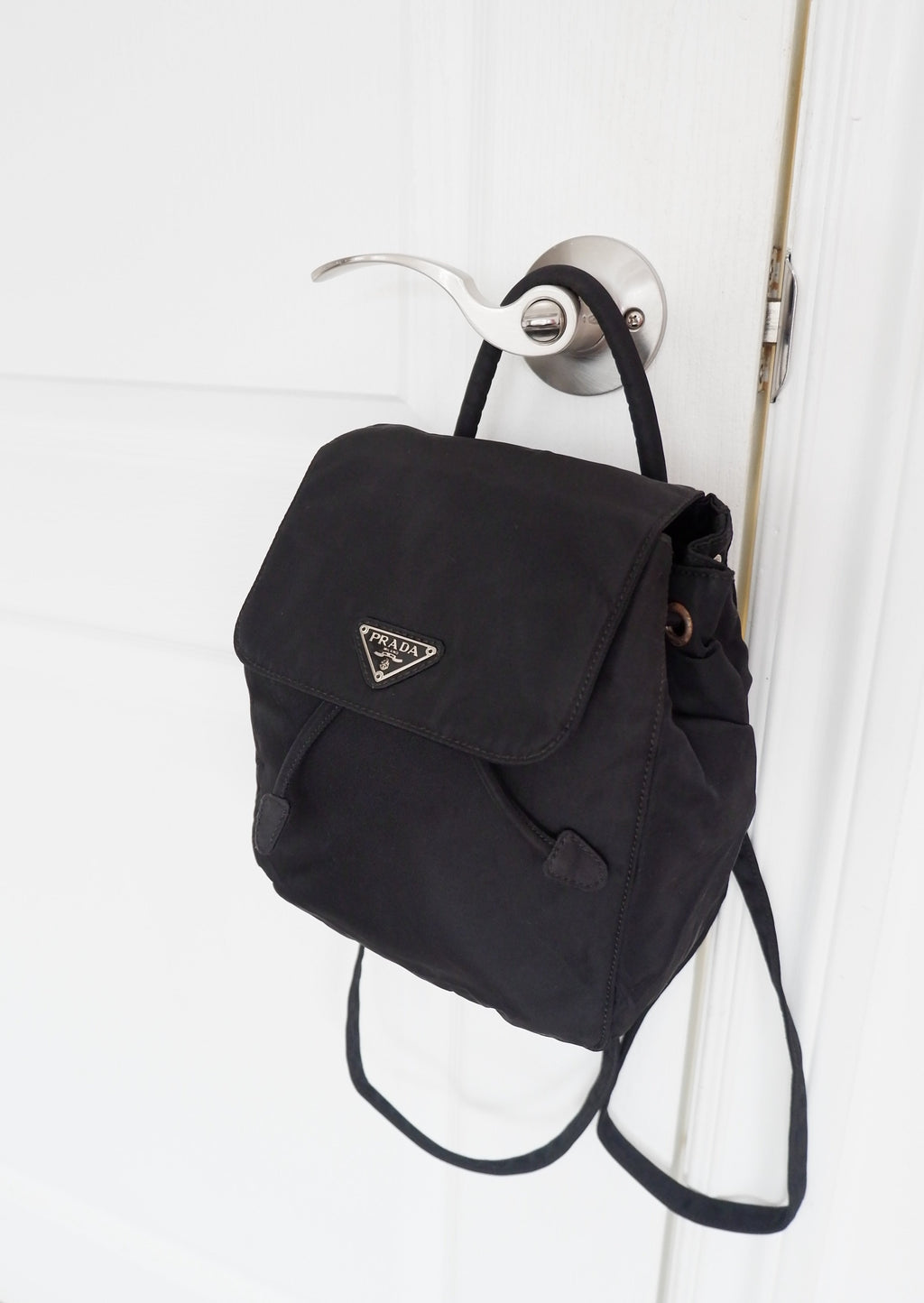 Authentic Preowned Vintage Prada Black Nylon Mini Backpack